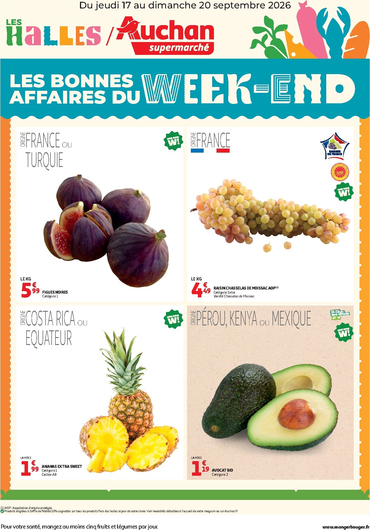 auchan - Current Auchan Supermarché - Les bons plan du week end dans votre super leaflet valid from de jeudi 17/09/2026 to du dimanche 20/09/2026