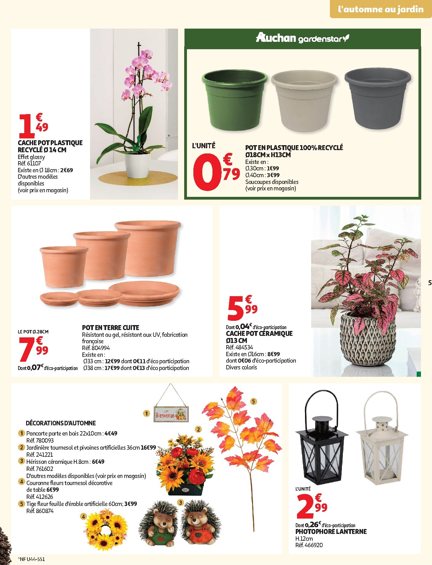auchan - Flyer Auchan - Jardinage automne pour la semaine prochaine du du mardi 22/09/2026 au du dimanche 11/10/2026 - page: 5