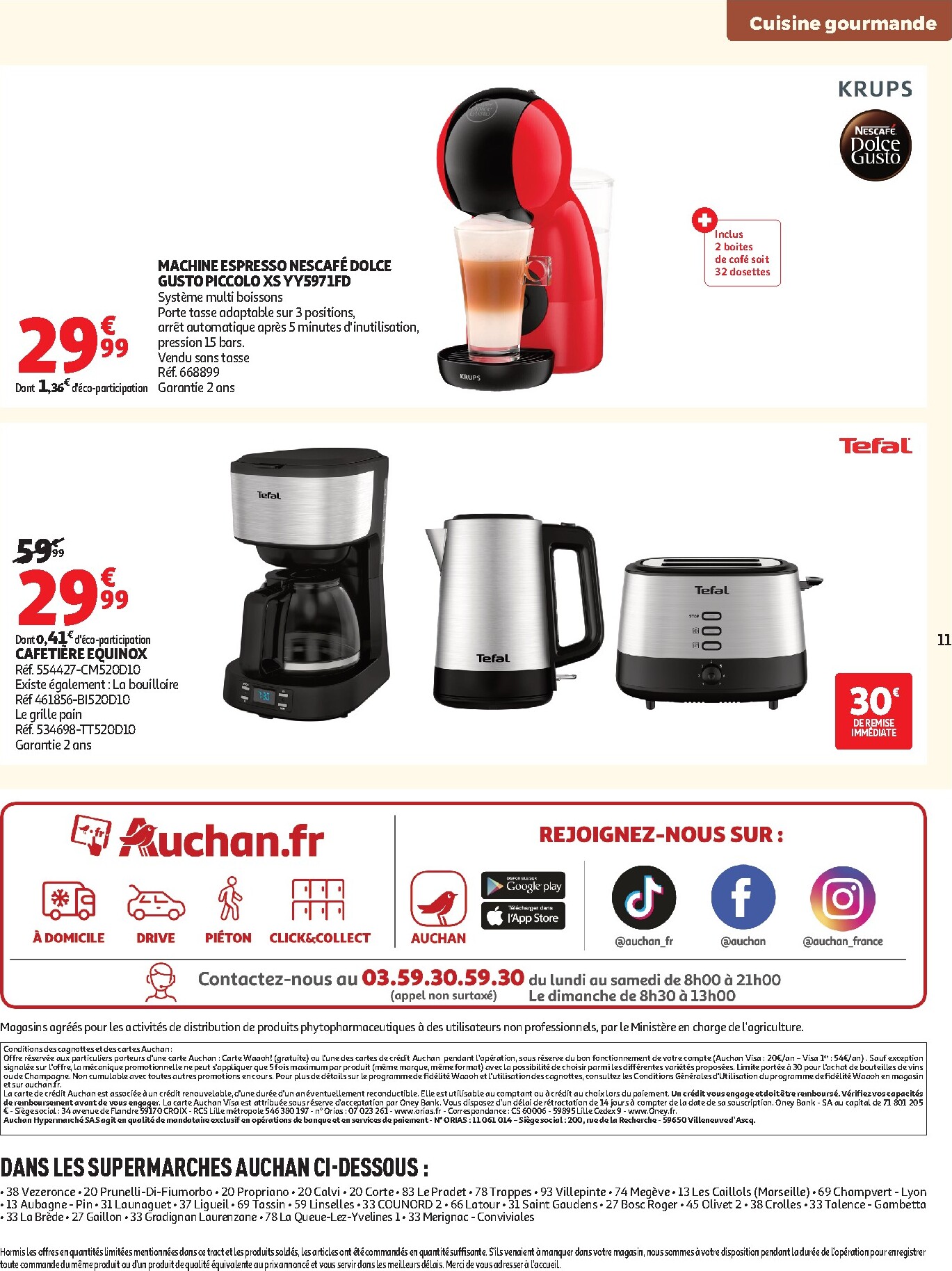 auchan - Flyer Auchan - Cuisine gourmande supers pour la semaine prochaine du du mardi 22/09/2026 au du samedi 03/10/2026 - page: 11