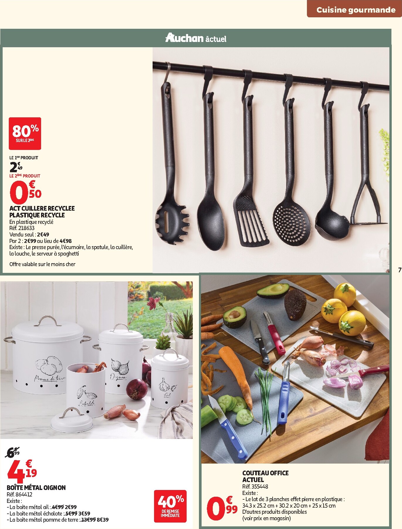 auchan - Flyer Auchan - Cuisine gourmande supers pour la semaine prochaine du du mardi 22/09/2026 au du samedi 03/10/2026 - page: 7
