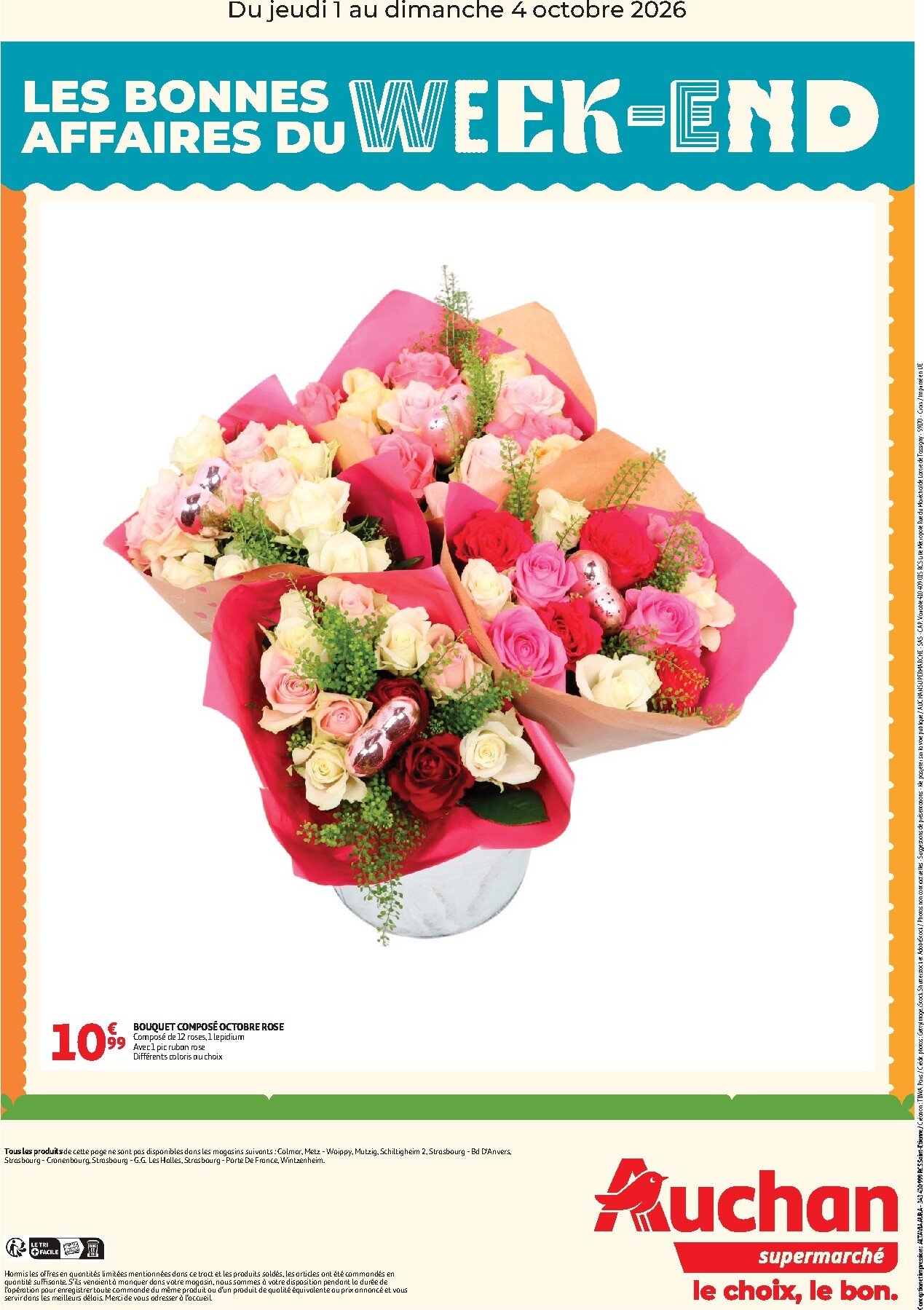 auchan - Current Auchan - Les bons plans du week end dans votre super leaflet valid from de jeudi 01/10/2026 to du dimanche 04/10/2026 - page: 2
