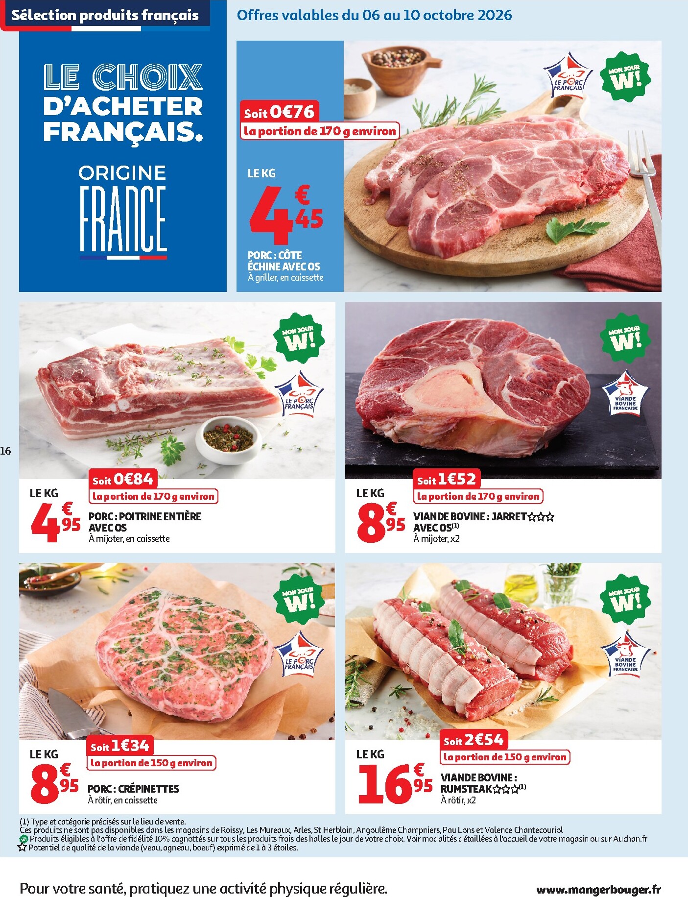 auchan - Flyer Auchan - Café, automne hypers pour la semaine prochaine du du mardi 06/10/2026 au du dimanche 18/10/2026 - page: 16