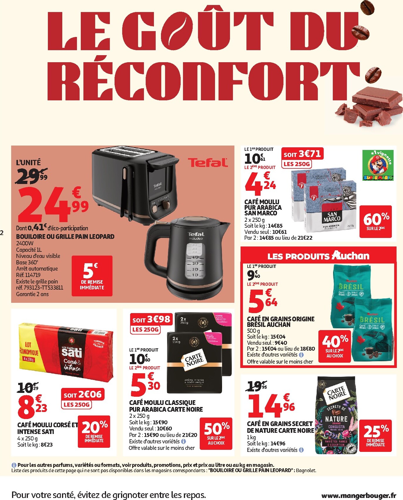 auchan - Flyer Auchan - Café, automne hypers pour la semaine prochaine du du mardi 06/10/2026 au du dimanche 18/10/2026 - page: 2