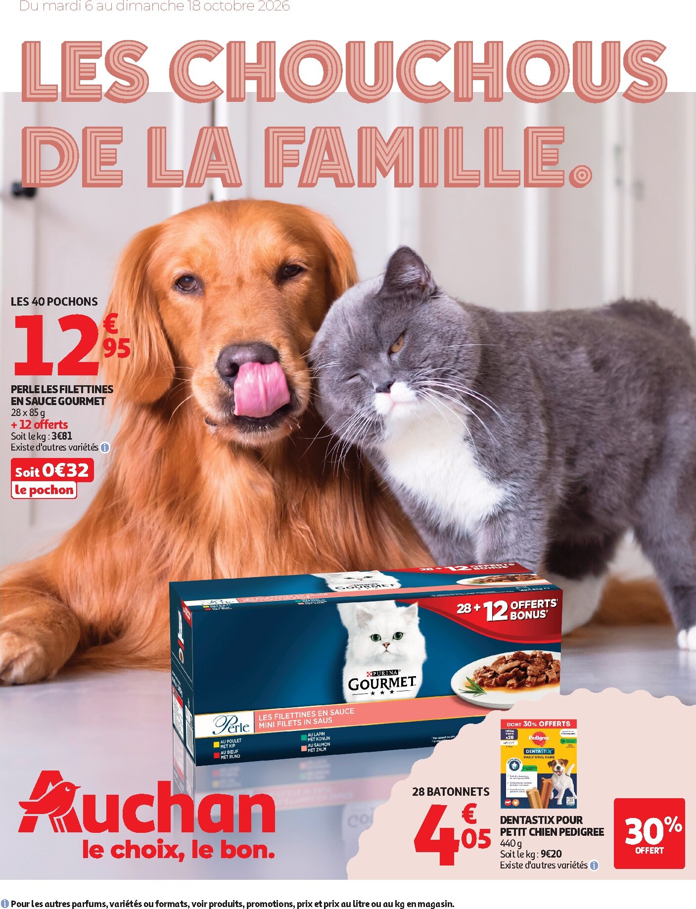 auchan - Flyer Auchan pour la semaine prochaine du du mardi 06/10/2026 au du dimanche 18/10/2026