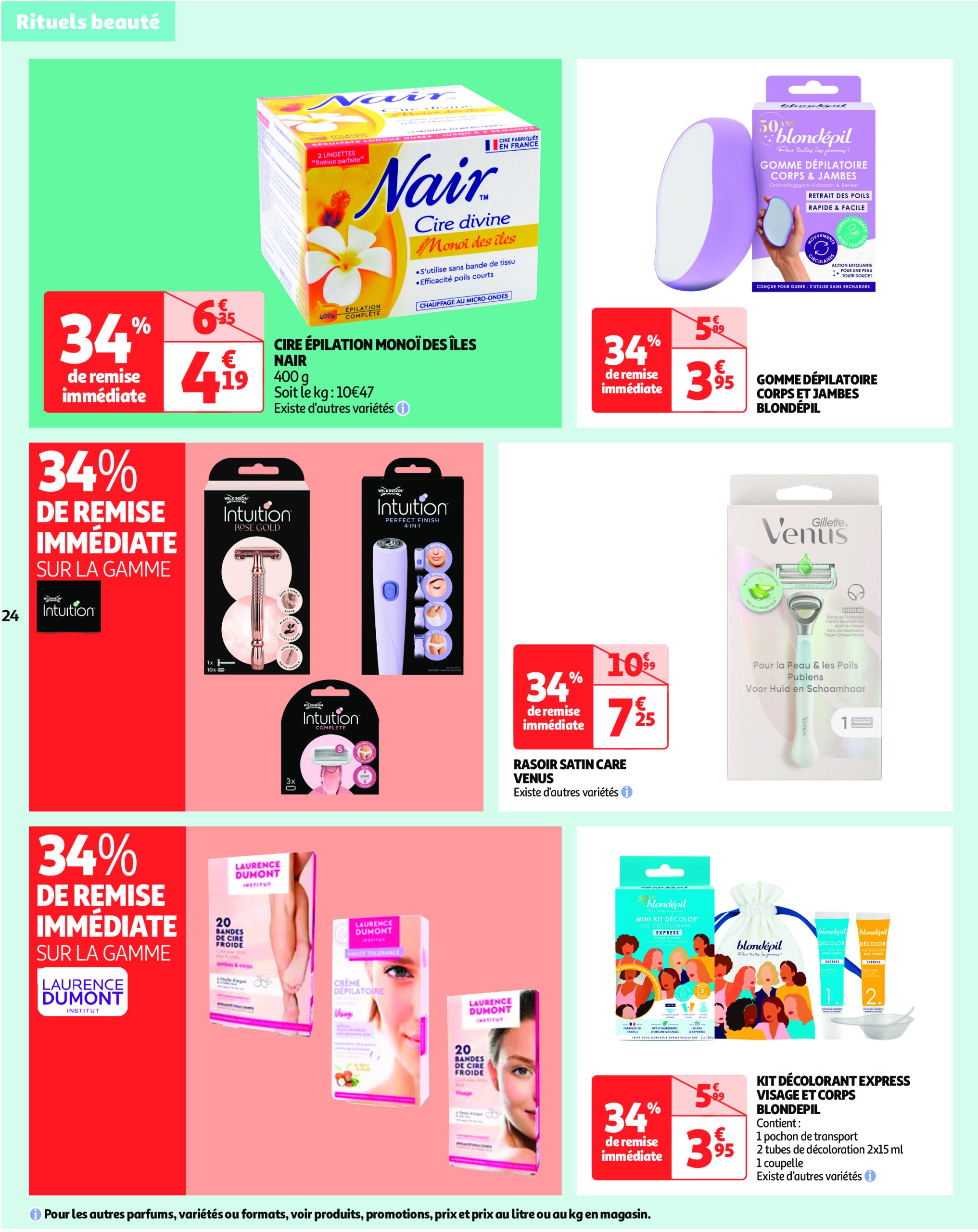 auchan - Catalogue Auchan - Remises en beauté valable dès 23/04 - 04/05 - page: 24