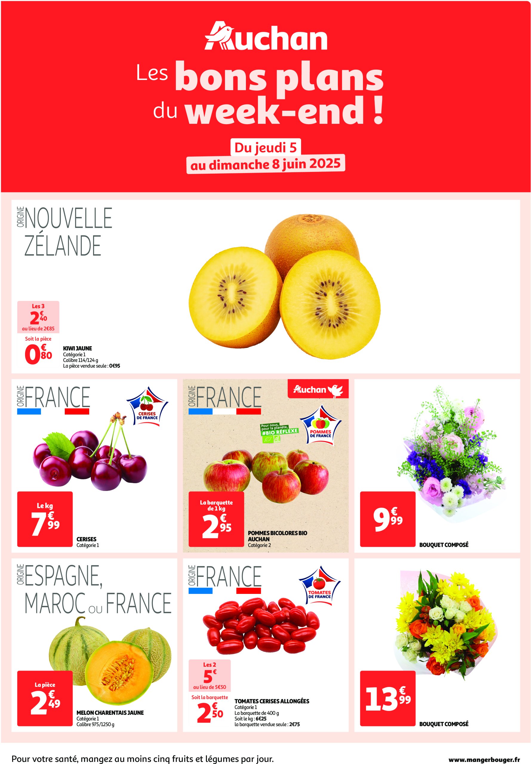 auchan - Catalogue Auchan - Les bons plans du week-end dans votre hyper ! valable dès 05/06 - 08/06