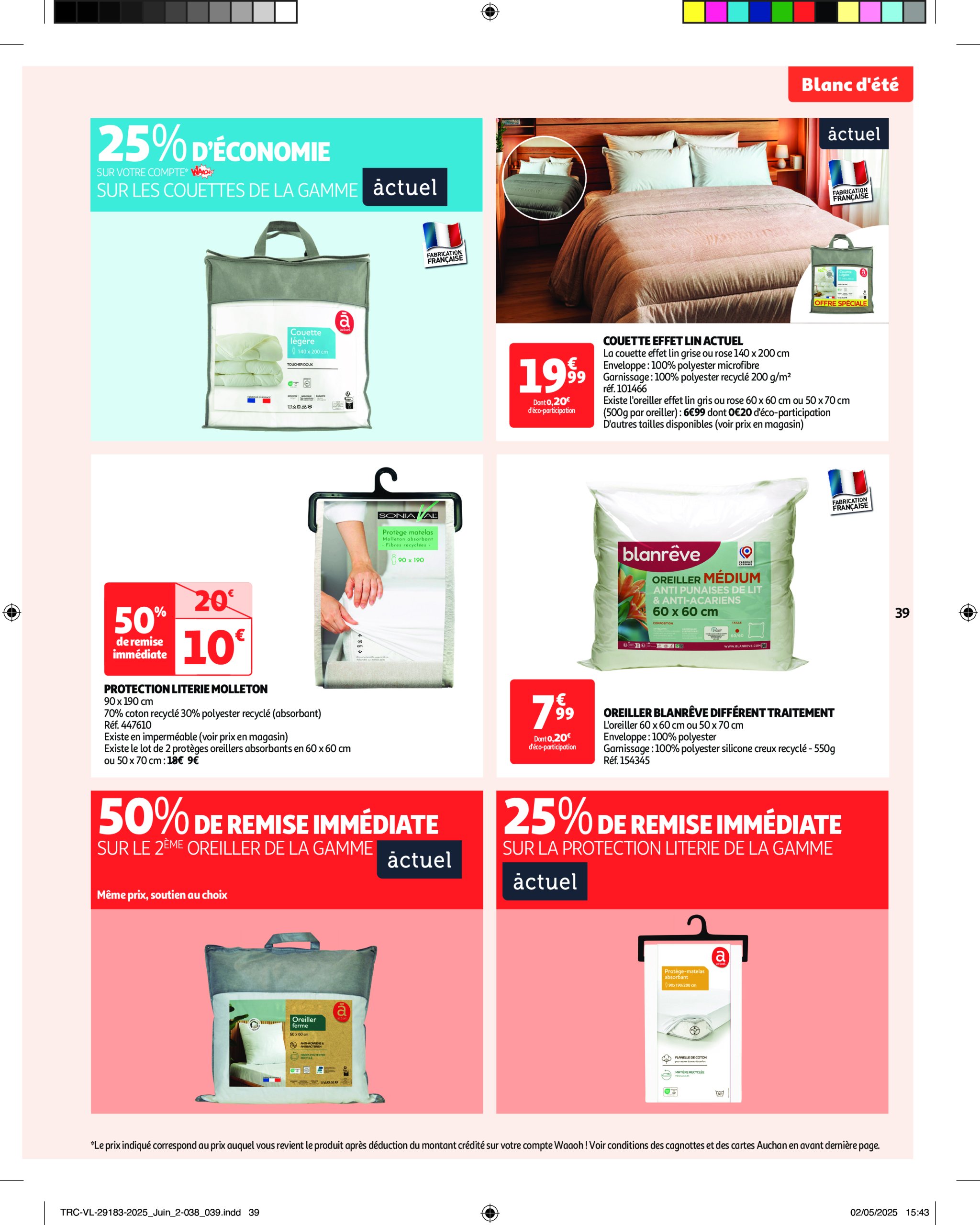 auchan - Catalogue Auchan - L'apéro, ça n'a pas de prix. Ou un tout petit. valable du 10/06 au 22/06 - page: 39