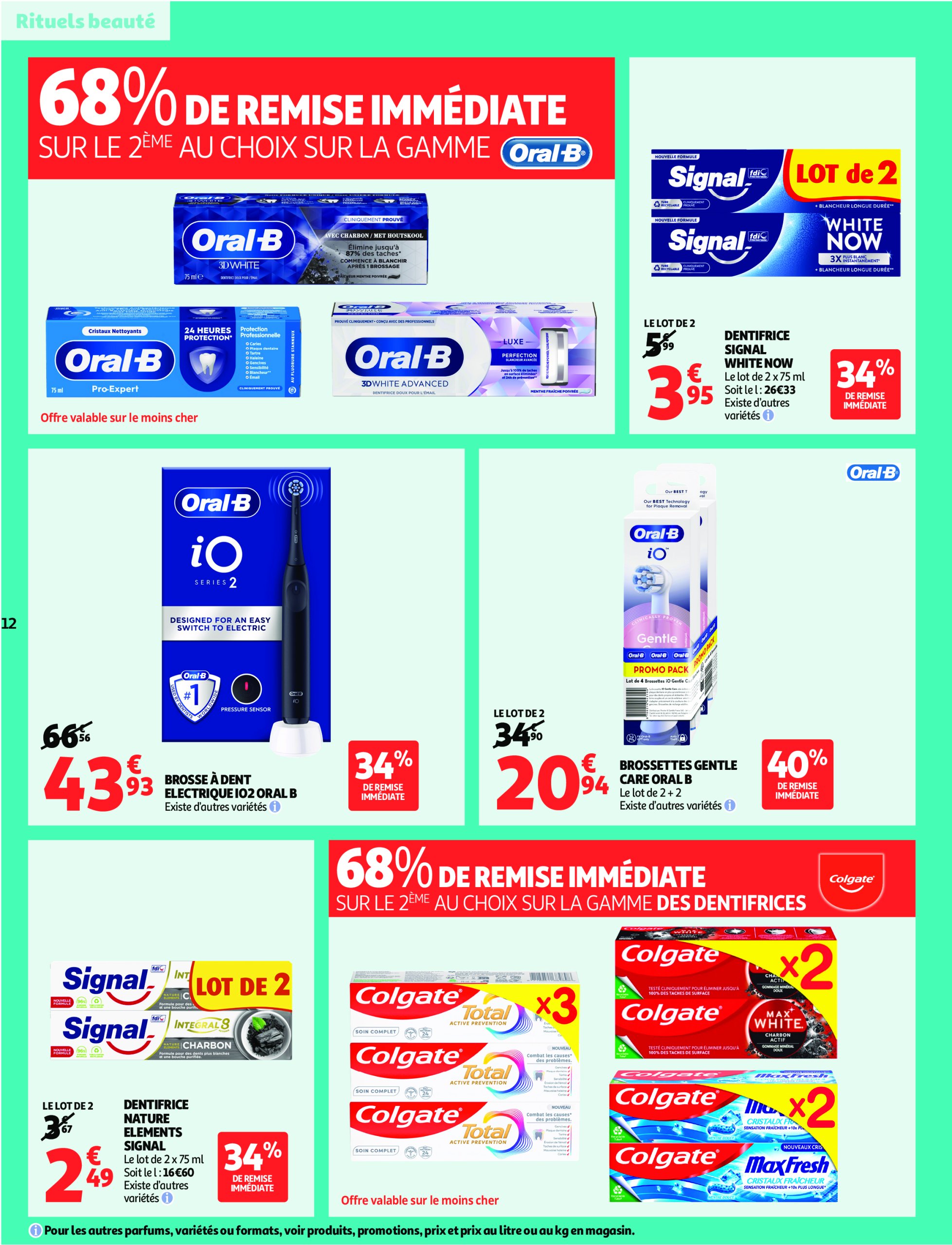 auchan - Catalogue Auchan - Remises en beauté valable du 17/06 au 29/06 - page: 12 auchan - Catalogue Auchan - Remises en beauté valable du 17/06 au 29/06 - page: 12