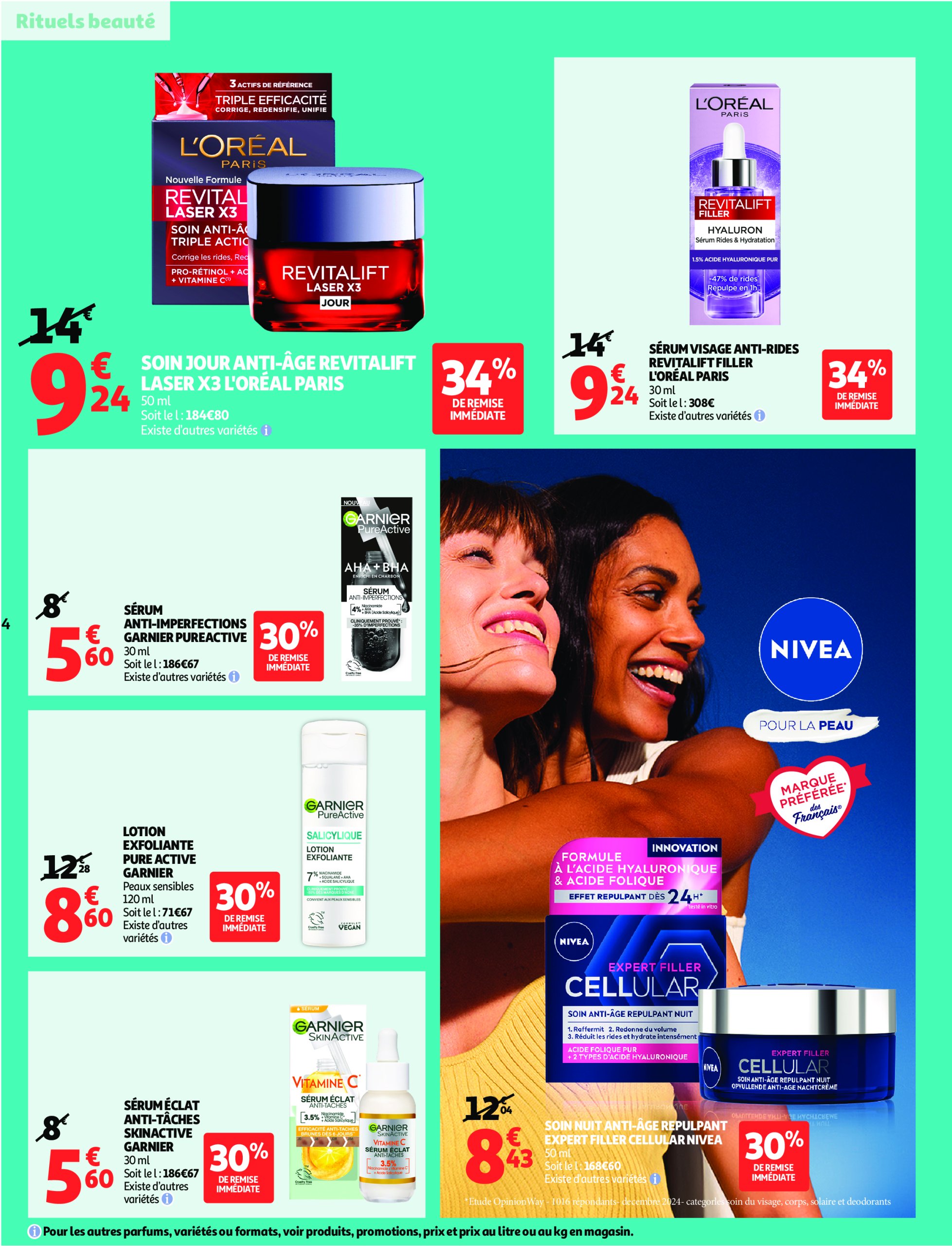 auchan - Catalogue Auchan - Remises en beauté valable du 17/06 au 29/06 - page: 4 auchan - Catalogue Auchan - Remises en beauté valable du 17/06 au 29/06 - page: 4