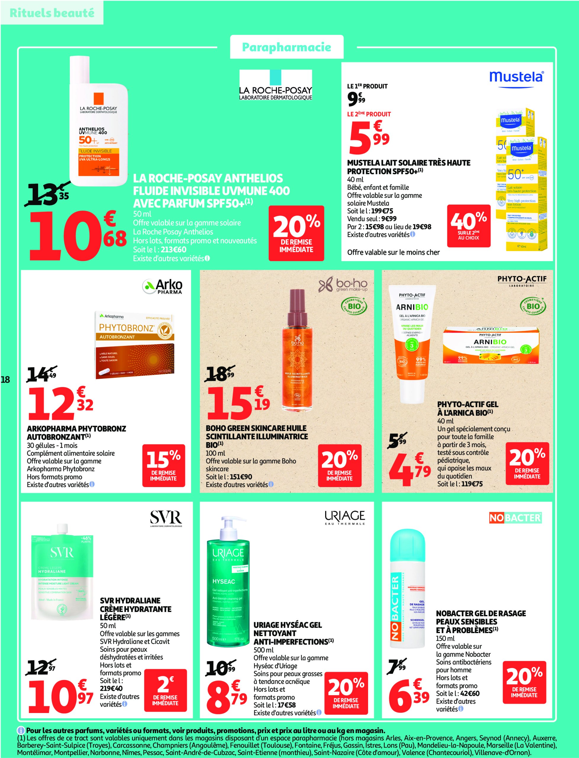 auchan - Catalogue Auchan - Remises en beauté valable du 17/06 au 29/06 - page: 18 auchan - Catalogue Auchan - Remises en beauté valable du 17/06 au 29/06 - page: 18