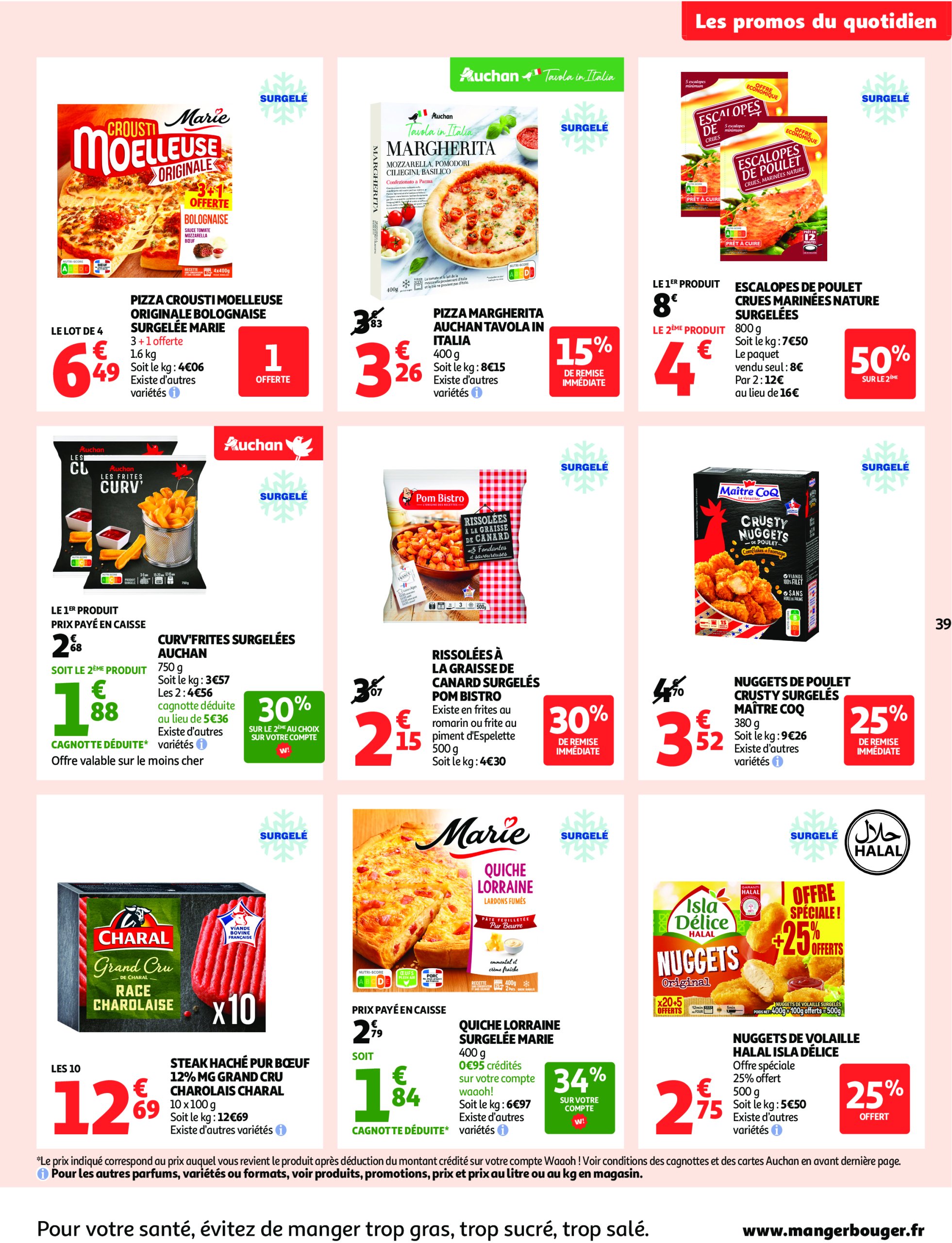 auchan - Catalogue Auchan - Remises en beauté valable du 17/06 au 29/06 - page: 39 auchan - Catalogue Auchan - Remises en beauté valable du 17/06 au 29/06 - page: 39