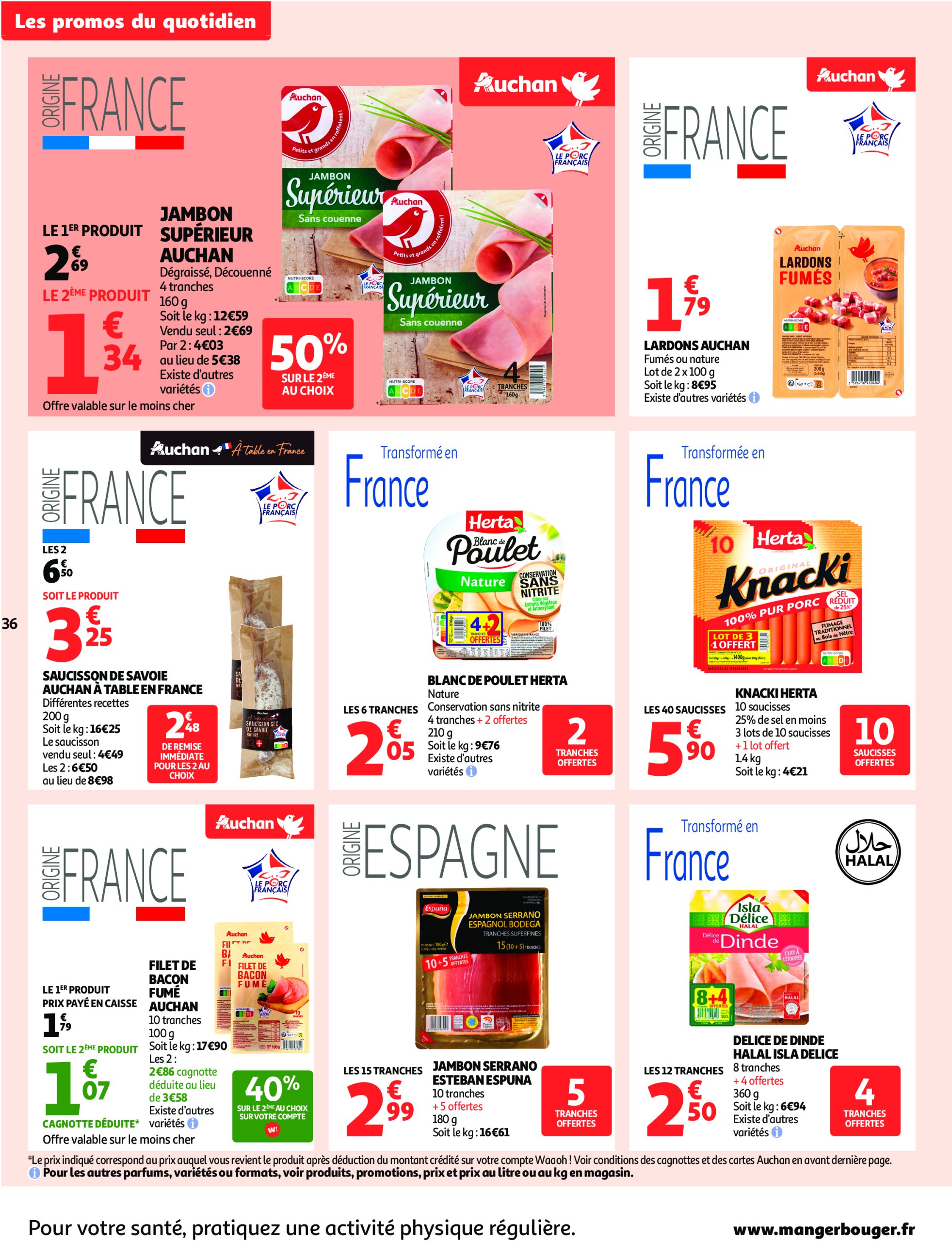 auchan - Catalogue Auchan - Remises en beauté valable du 17/06 au 29/06 - page: 36 auchan - Catalogue Auchan - Remises en beauté valable du 17/06 au 29/06 - page: 36