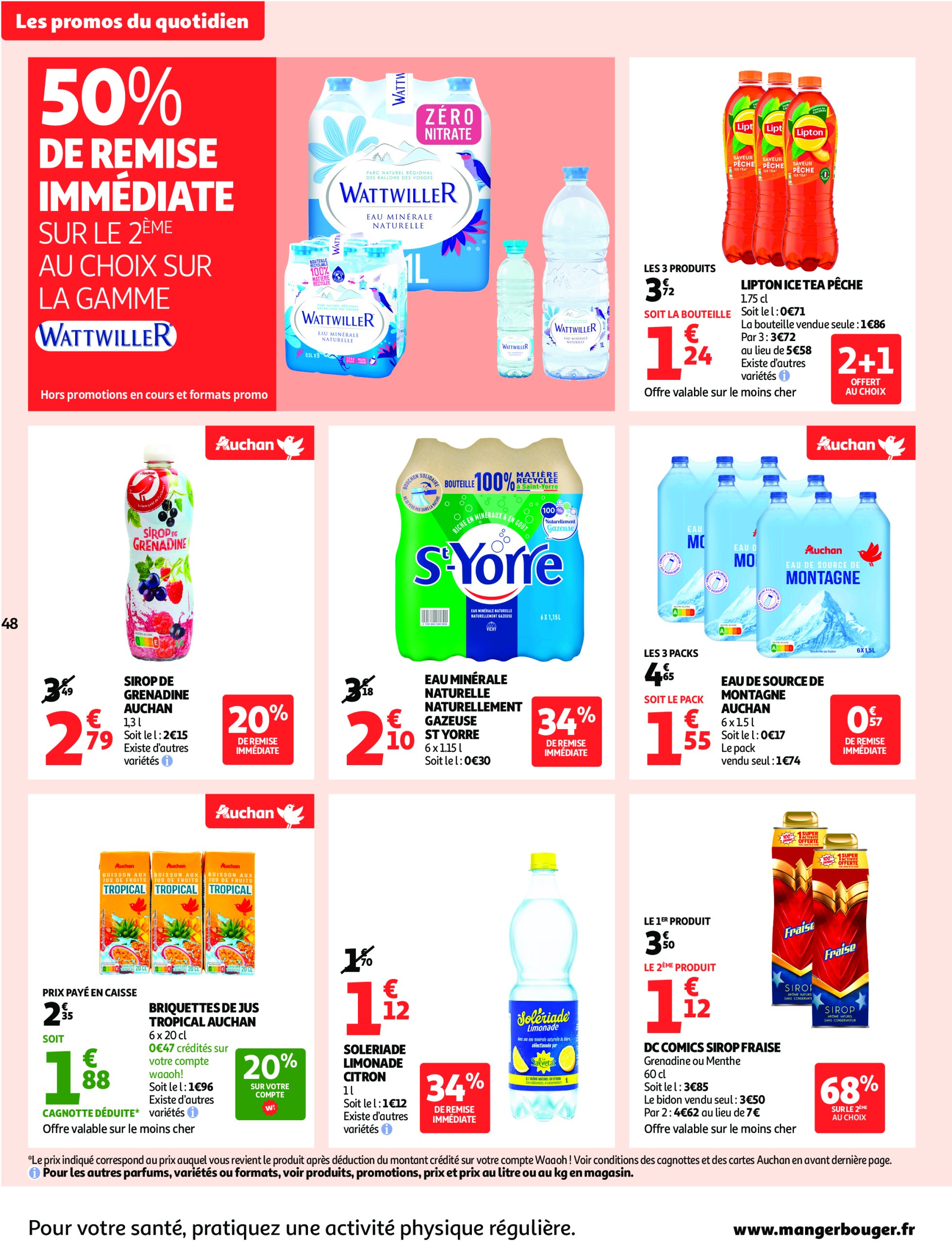 auchan - Catalogue Auchan - Remises en beauté valable du 17/06 au 29/06 - page: 48 auchan - Catalogue Auchan - Remises en beauté valable du 17/06 au 29/06 - page: 48