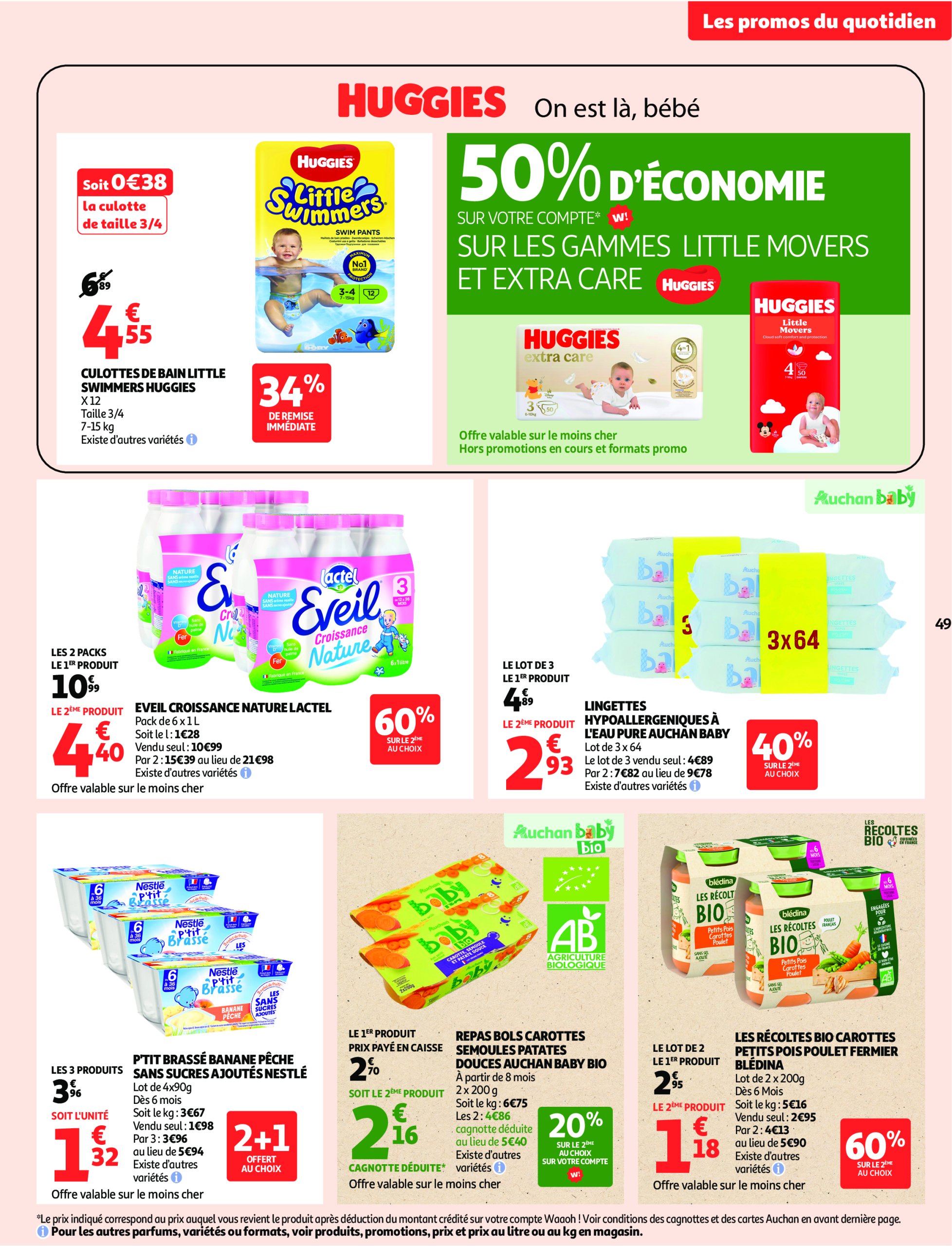 auchan - Catalogue Auchan - Remises en beauté valable du 17/06 au 29/06 - page: 49 auchan - Catalogue Auchan - Remises en beauté valable du 17/06 au 29/06 - page: 49