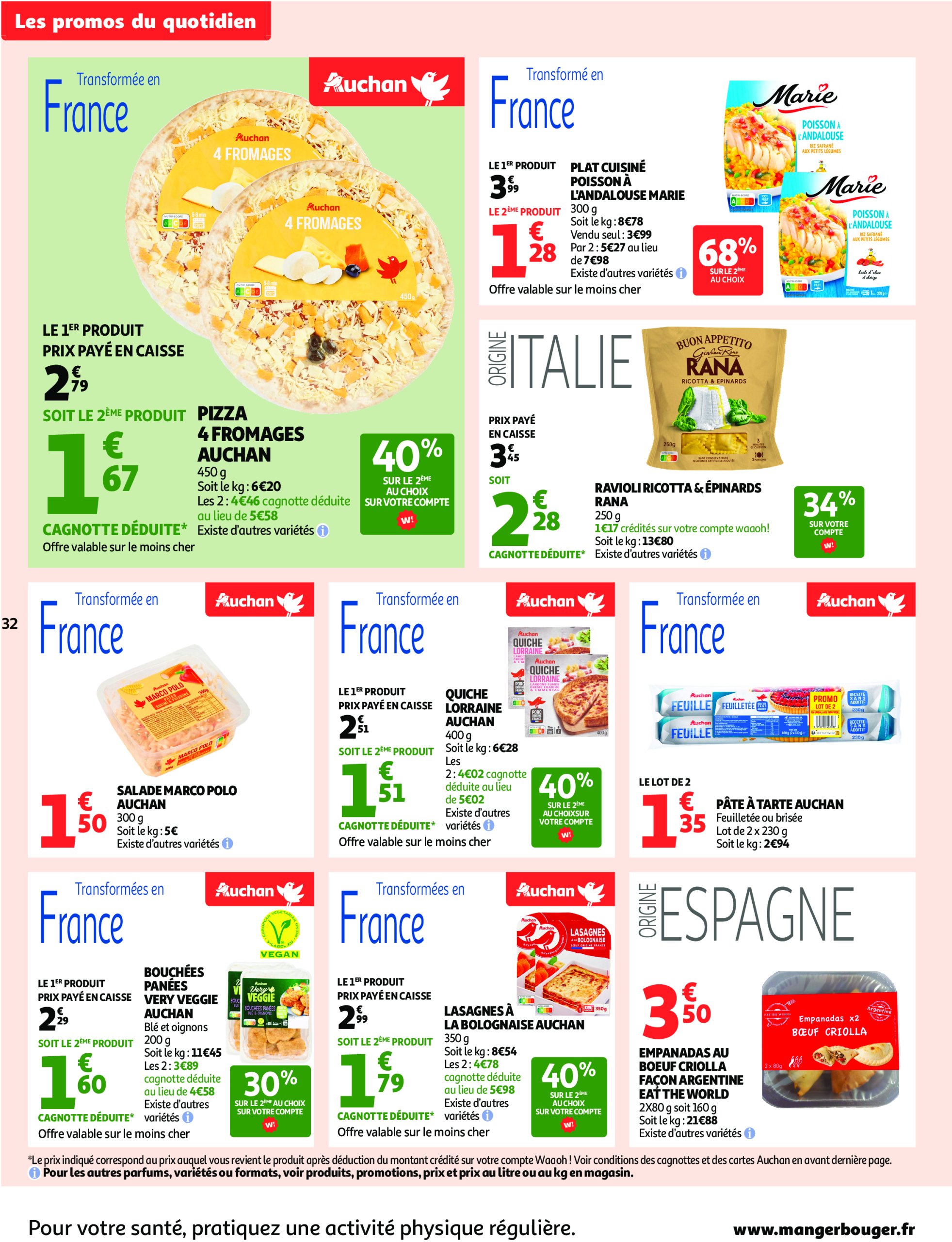 auchan - Catalogue Auchan - Remises en beauté valable du 17/06 au 29/06 - page: 32 auchan - Catalogue Auchan - Remises en beauté valable du 17/06 au 29/06 - page: 32