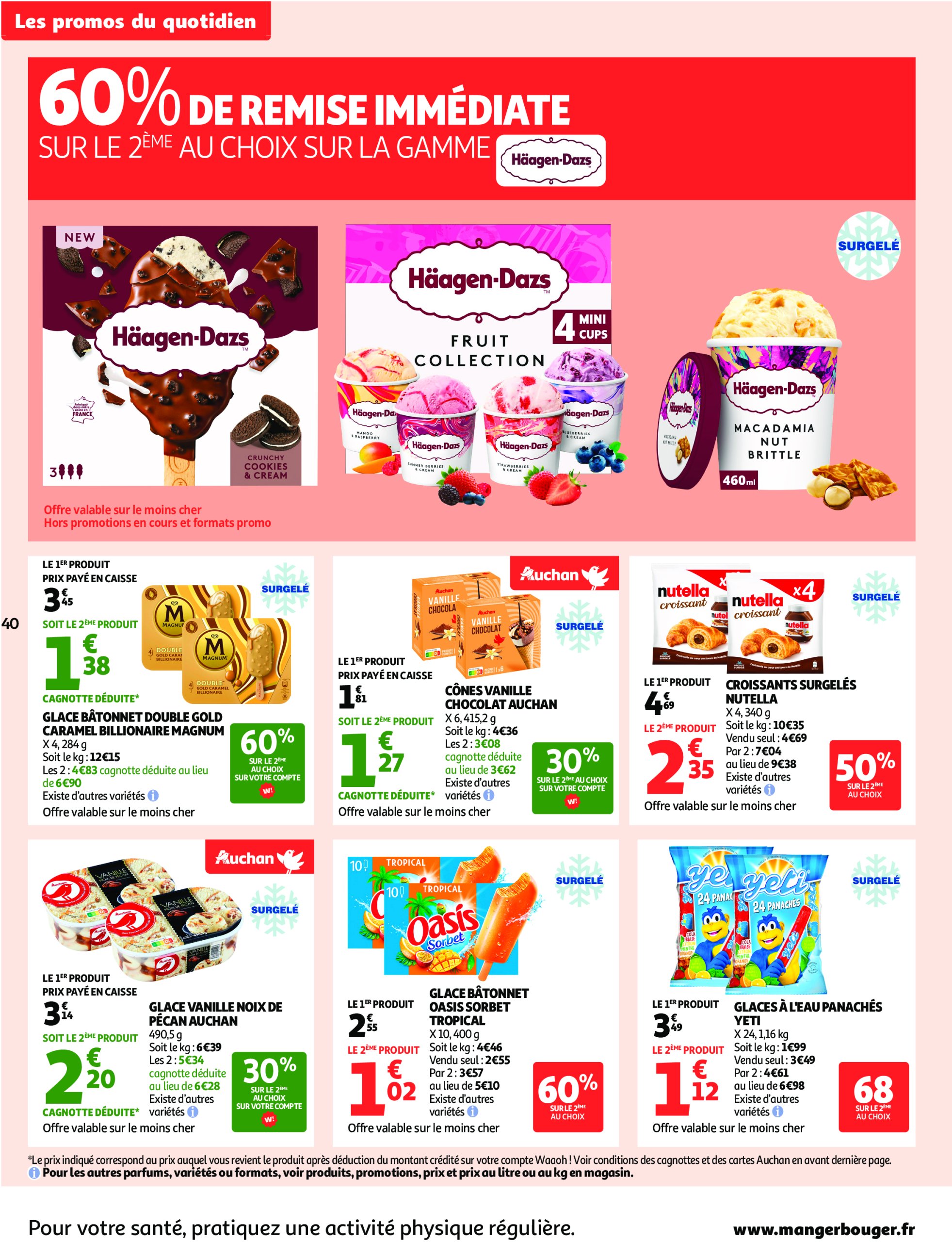 auchan - Catalogue Auchan - Remises en beauté valable du 17/06 au 29/06 - page: 40 auchan - Catalogue Auchan - Remises en beauté valable du 17/06 au 29/06 - page: 40