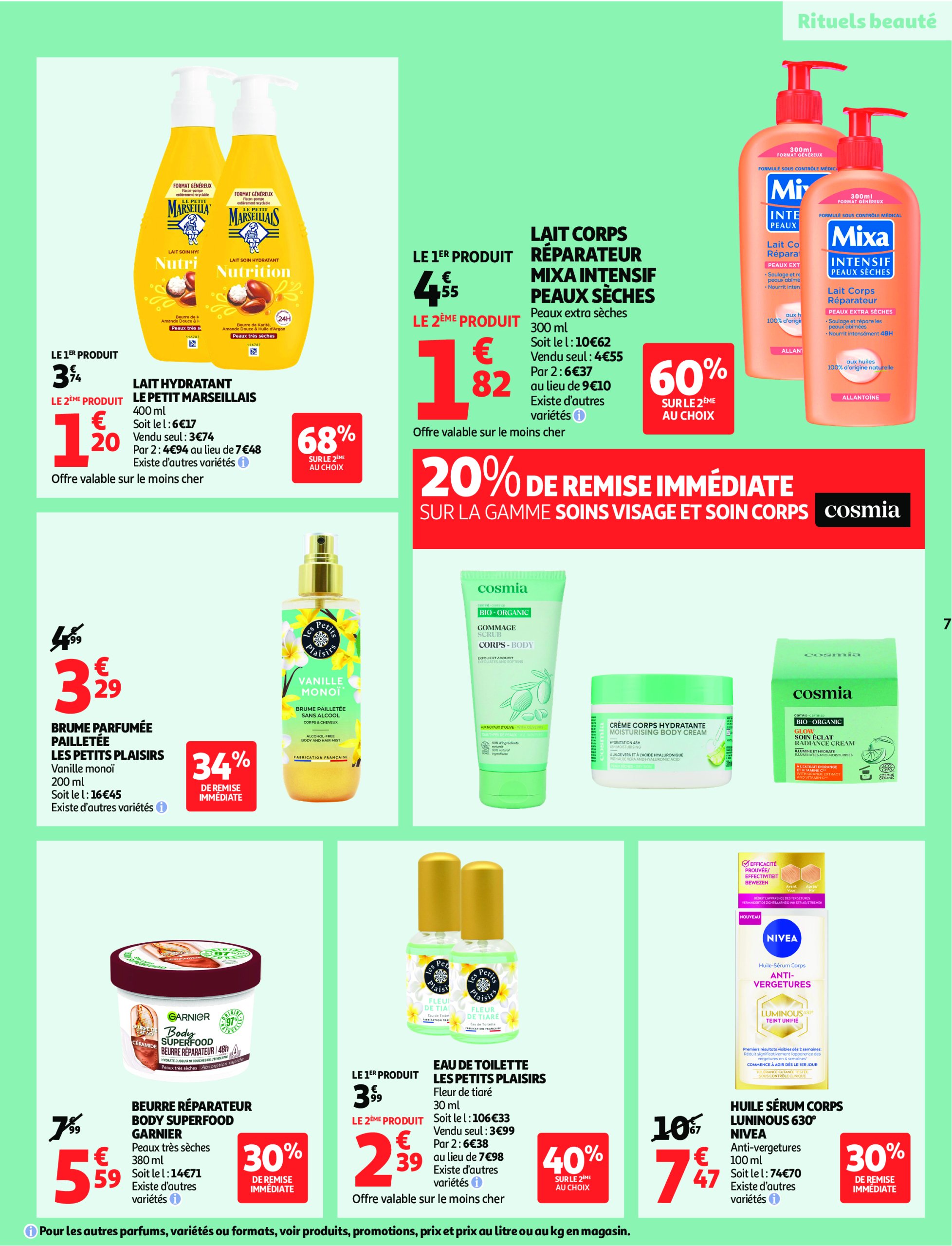 auchan - Catalogue Auchan - Remises en beauté valable du 17/06 au 29/06 - page: 7 auchan - Catalogue Auchan - Remises en beauté valable du 17/06 au 29/06 - page: 7