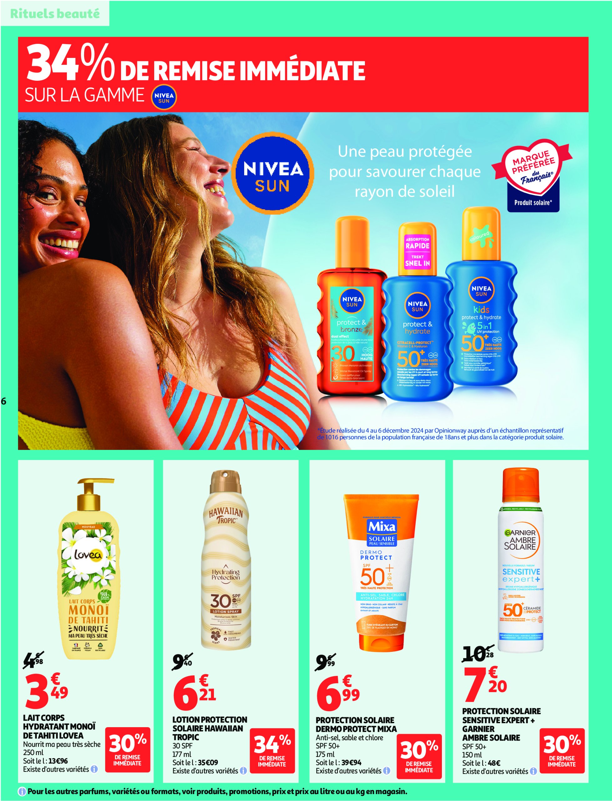 auchan - Catalogue Auchan - Remises en beauté valable du 17/06 au 29/06 - page: 6 auchan - Catalogue Auchan - Remises en beauté valable du 17/06 au 29/06 - page: 6