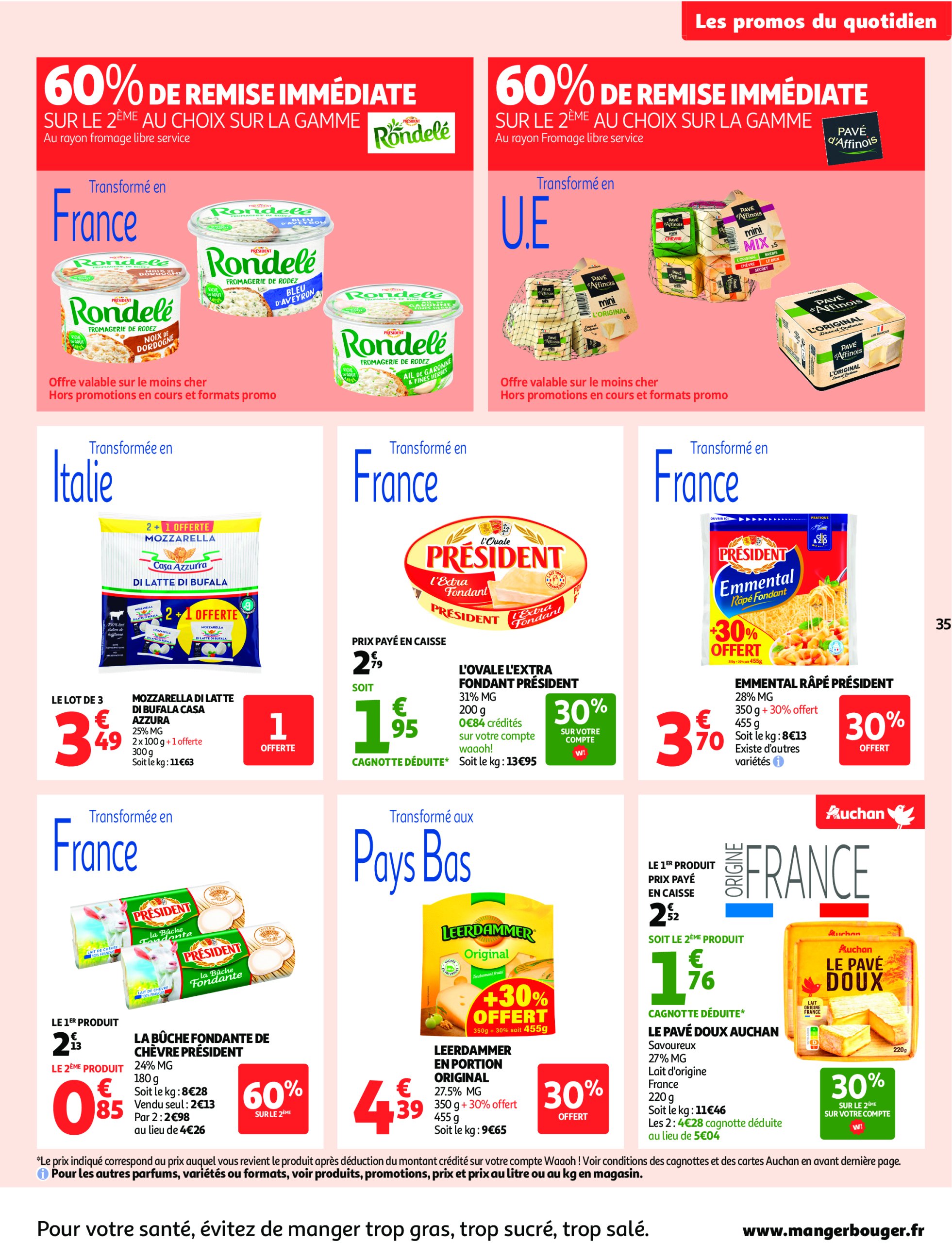 auchan - Catalogue Auchan - Remises en beauté valable du 17/06 au 29/06 - page: 35 auchan - Catalogue Auchan - Remises en beauté valable du 17/06 au 29/06 - page: 35