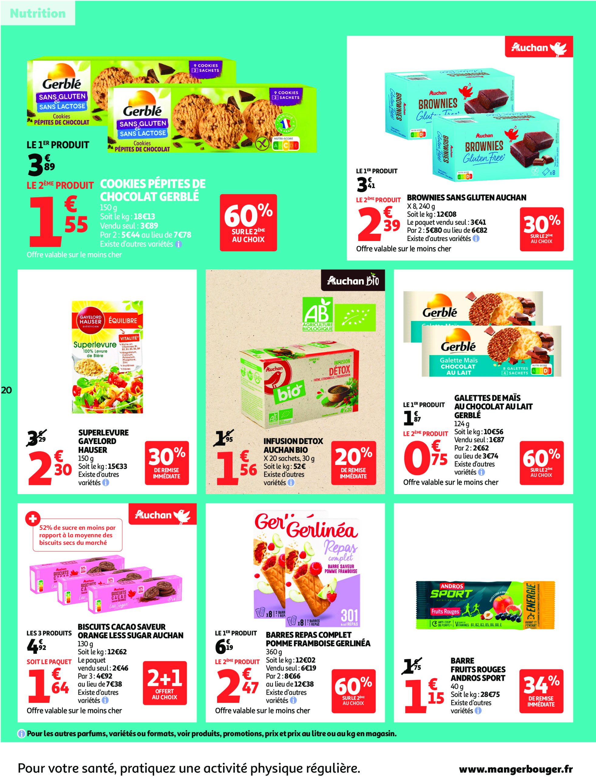 auchan - Catalogue Auchan - Remises en beauté valable du 17/06 au 29/06 - page: 20 auchan - Catalogue Auchan - Remises en beauté valable du 17/06 au 29/06 - page: 20