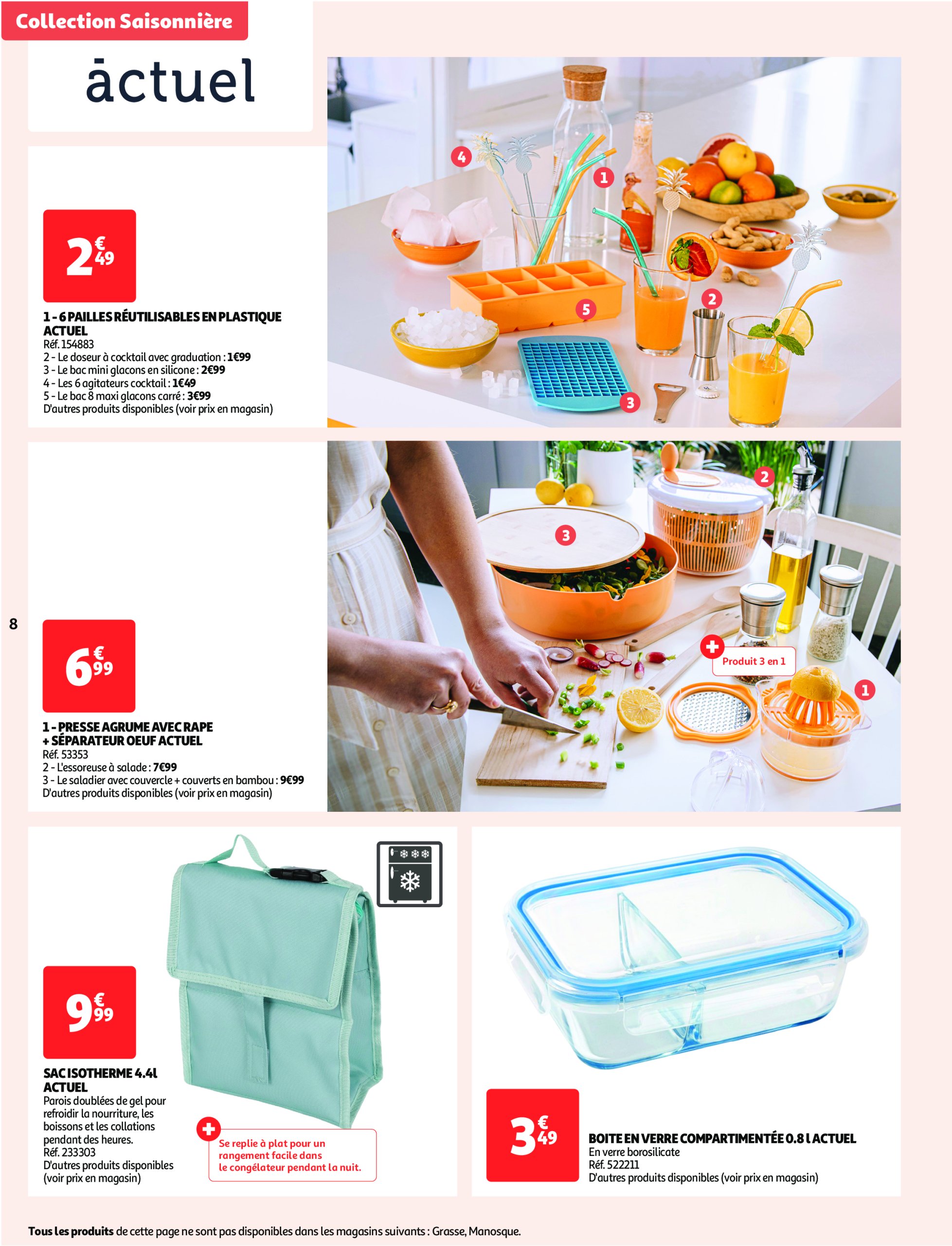 auchan - Catalogue Auchan - Changez de déco à prix minimaliste valable du 20/05 au 29/06 - page: 8