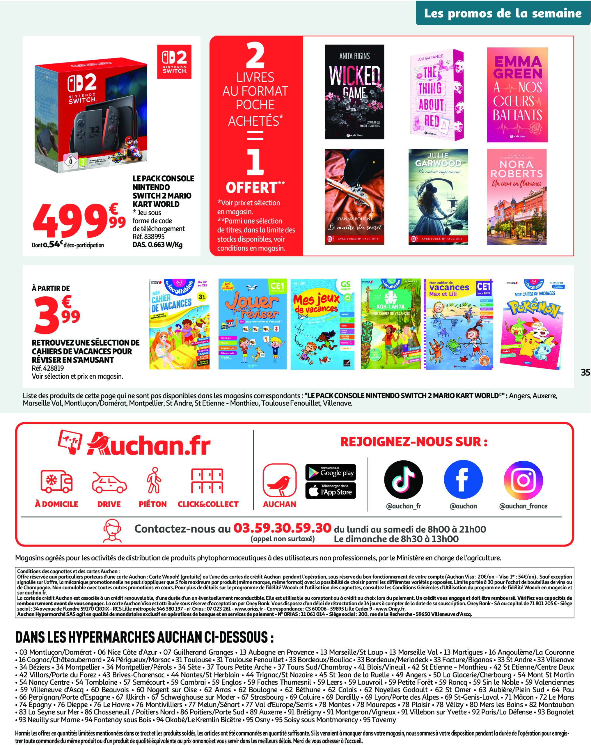 auchan - Catalogue Auchan - Des prix aussi bas, c'est le Top ! valable du 24/06 au 06/07 - page: 35 auchan - Catalogue Auchan - Des prix aussi bas, c'est le Top ! valable du 24/06 au 06/07 - page: 35