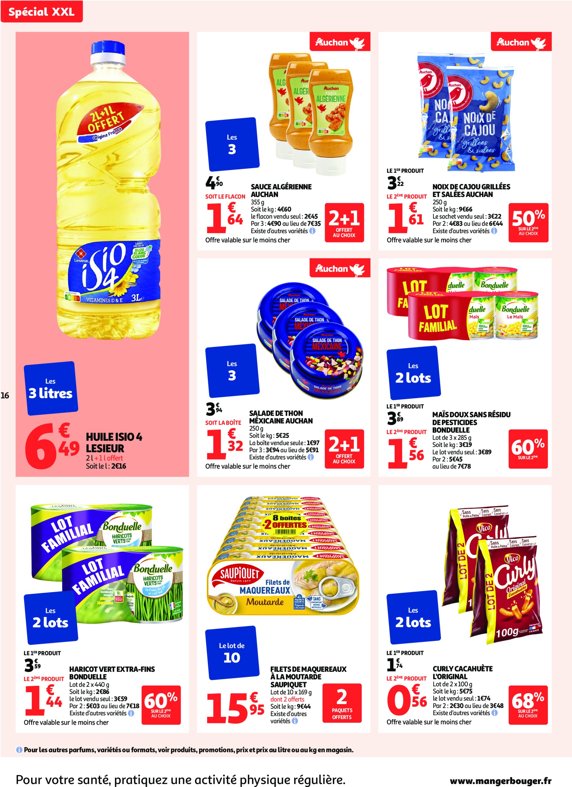 auchan - Catalogue Auchan - En gros, vous êtes toujours gagnant valable du 22/07 au 03/08 - page: 16
