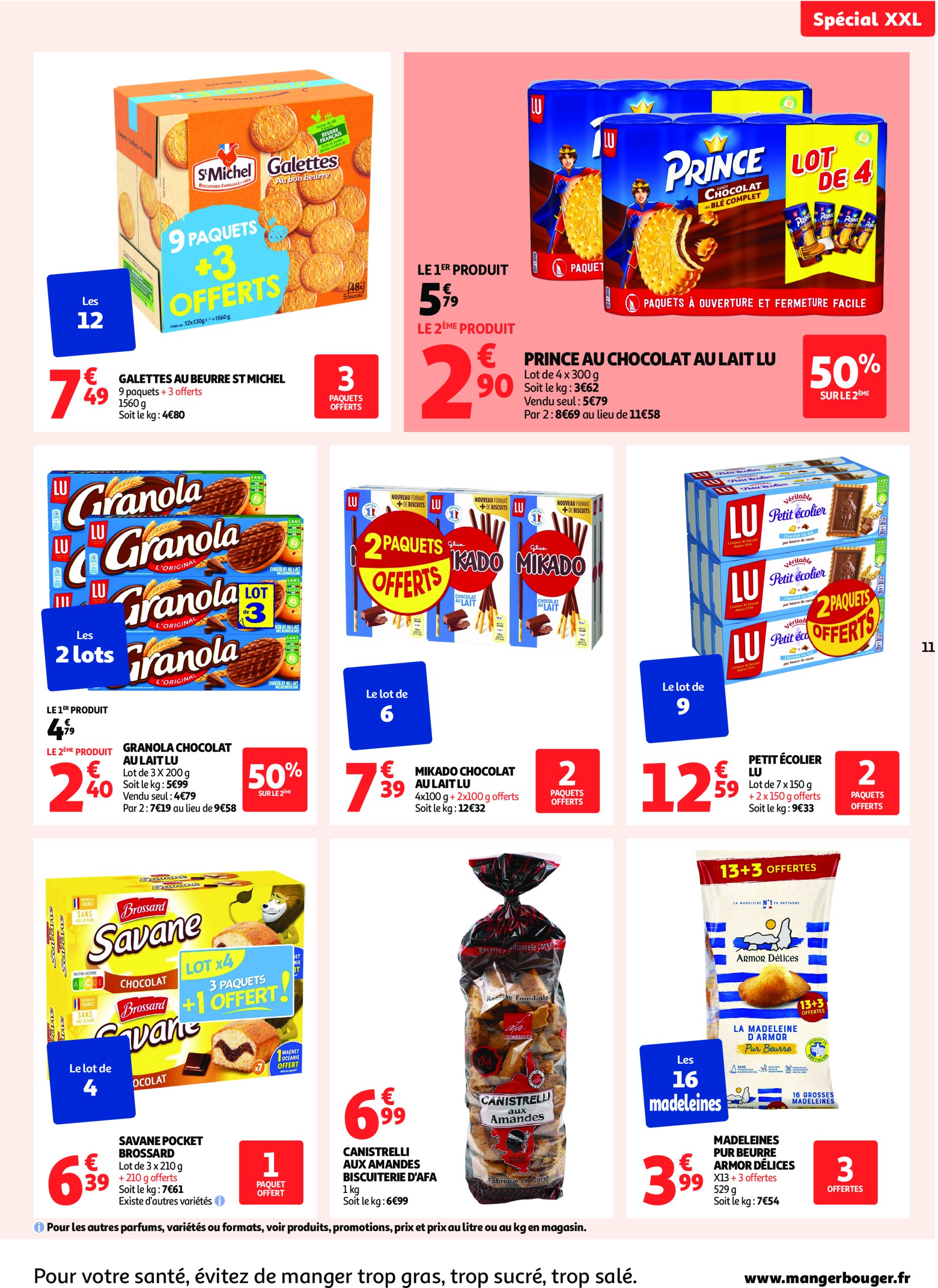 auchan - Catalogue Auchan - En gros, vous êtes toujours gagnant valable du 22/07 au 03/08 - page: 11