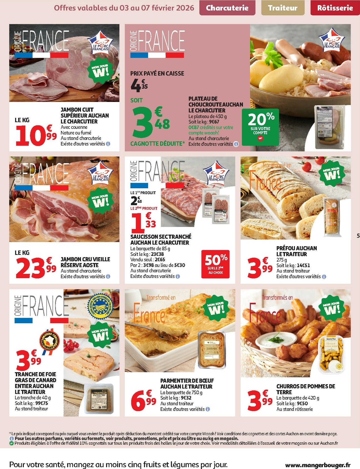 auchan - Catalogue Auchan - Offres du moment hypers valable du 03/02/2026 au 15/02/2026 - page: 5