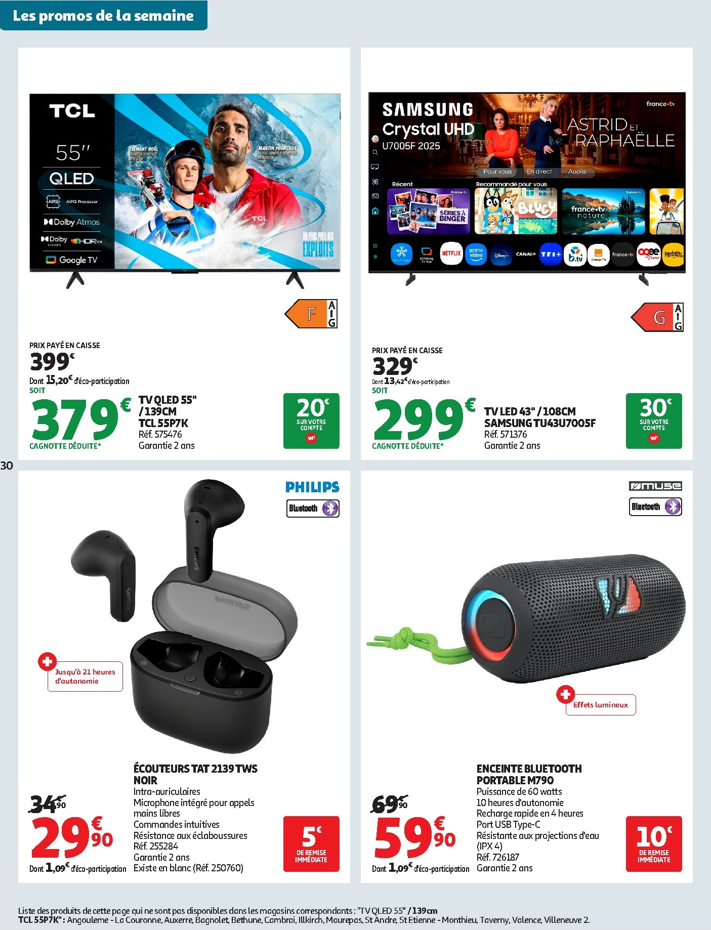 auchan - Catalogue Auchan - Offres du moment hypers valable du 03/02/2026 au 15/02/2026 - page: 30