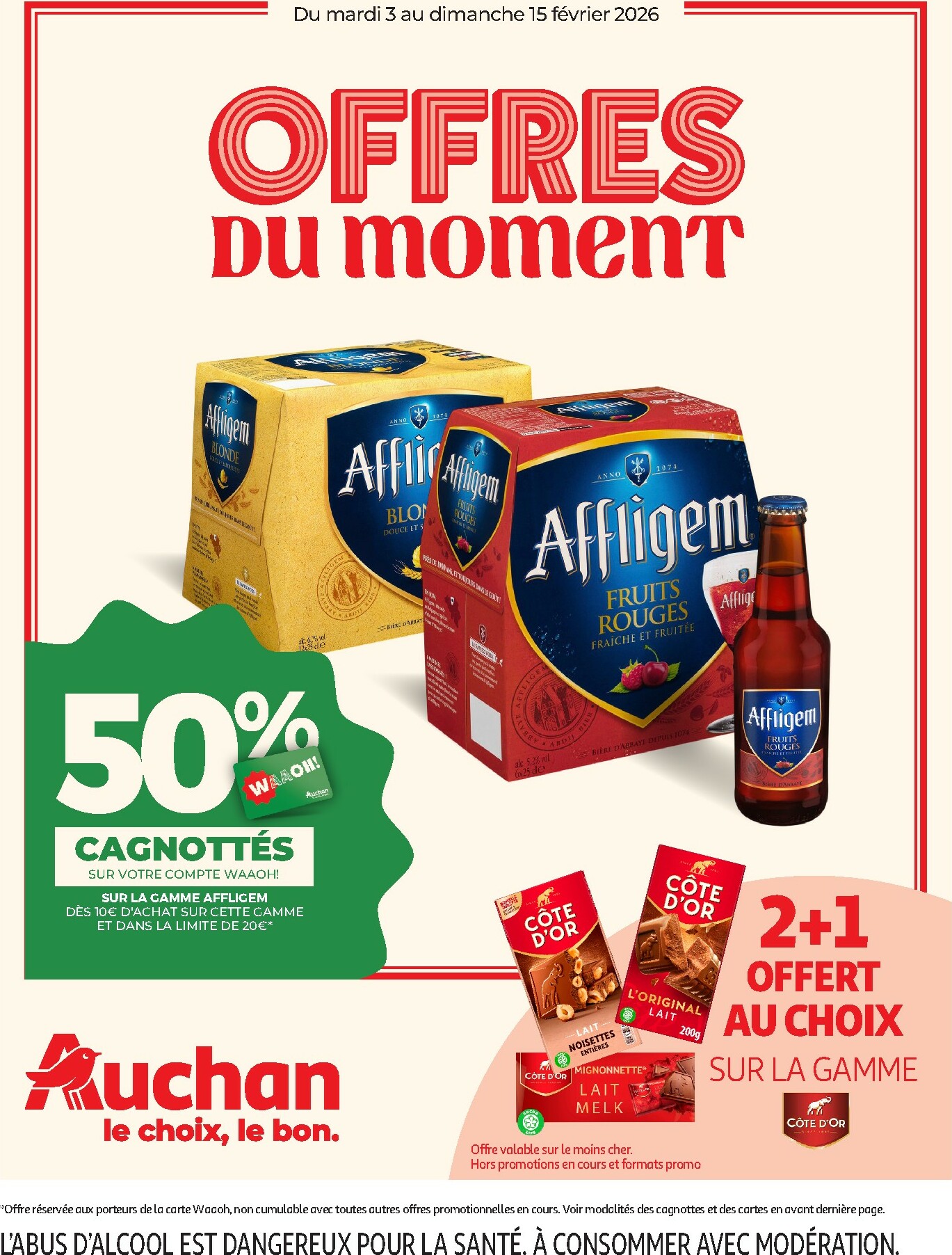 auchan - Catalogue Auchan - Offres du moment hypers valable du 03/02/2026 au 15/02/2026
