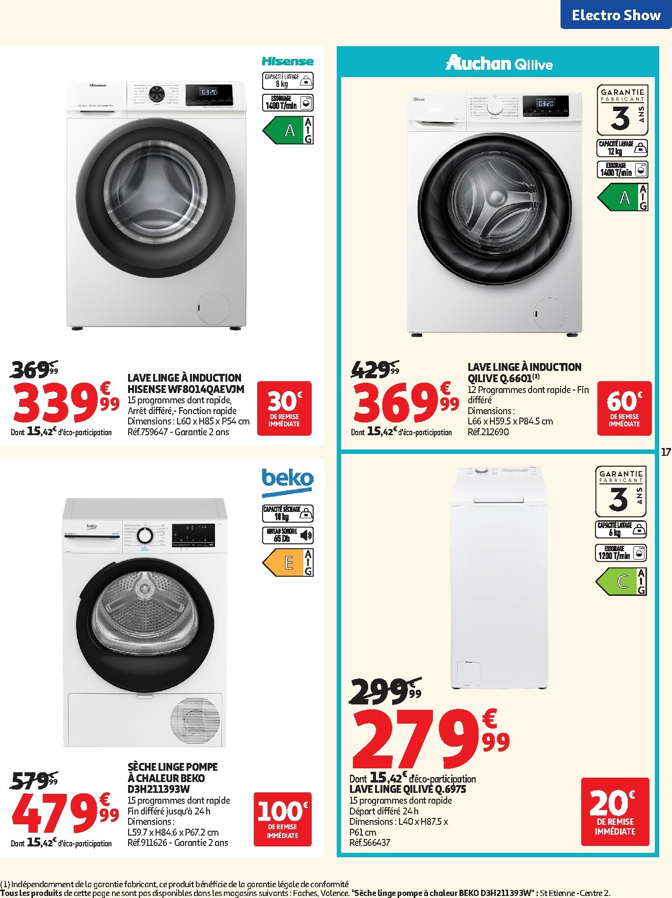 auchan - Catalogue Auchan - ElectroShow hypermarchés valable du 03/02/2026 au 15/02/2026 - page: 17