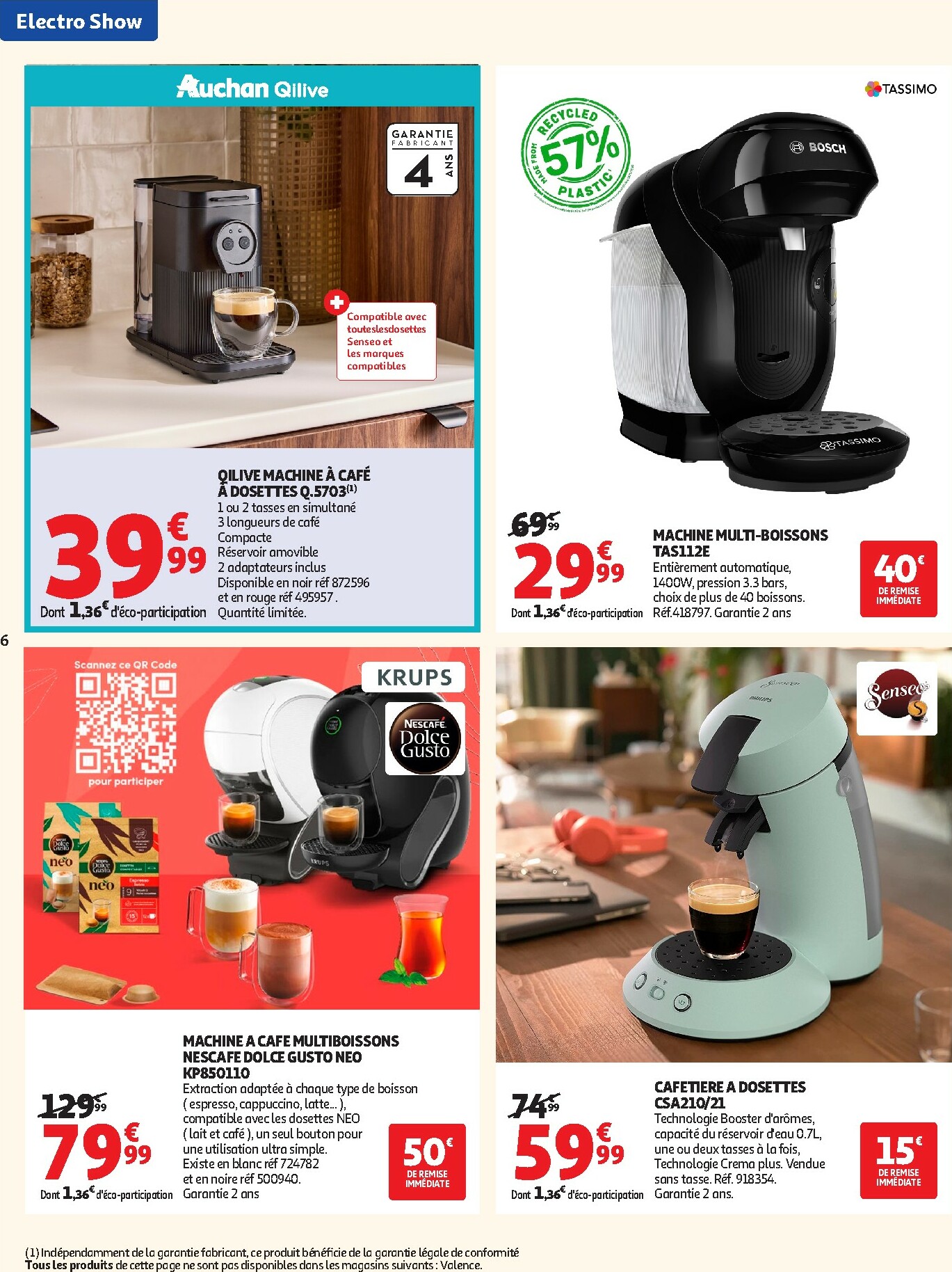 auchan - Catalogue Auchan - ElectroShow hypermarchés valable du 03/02/2026 au 15/02/2026 - page: 6