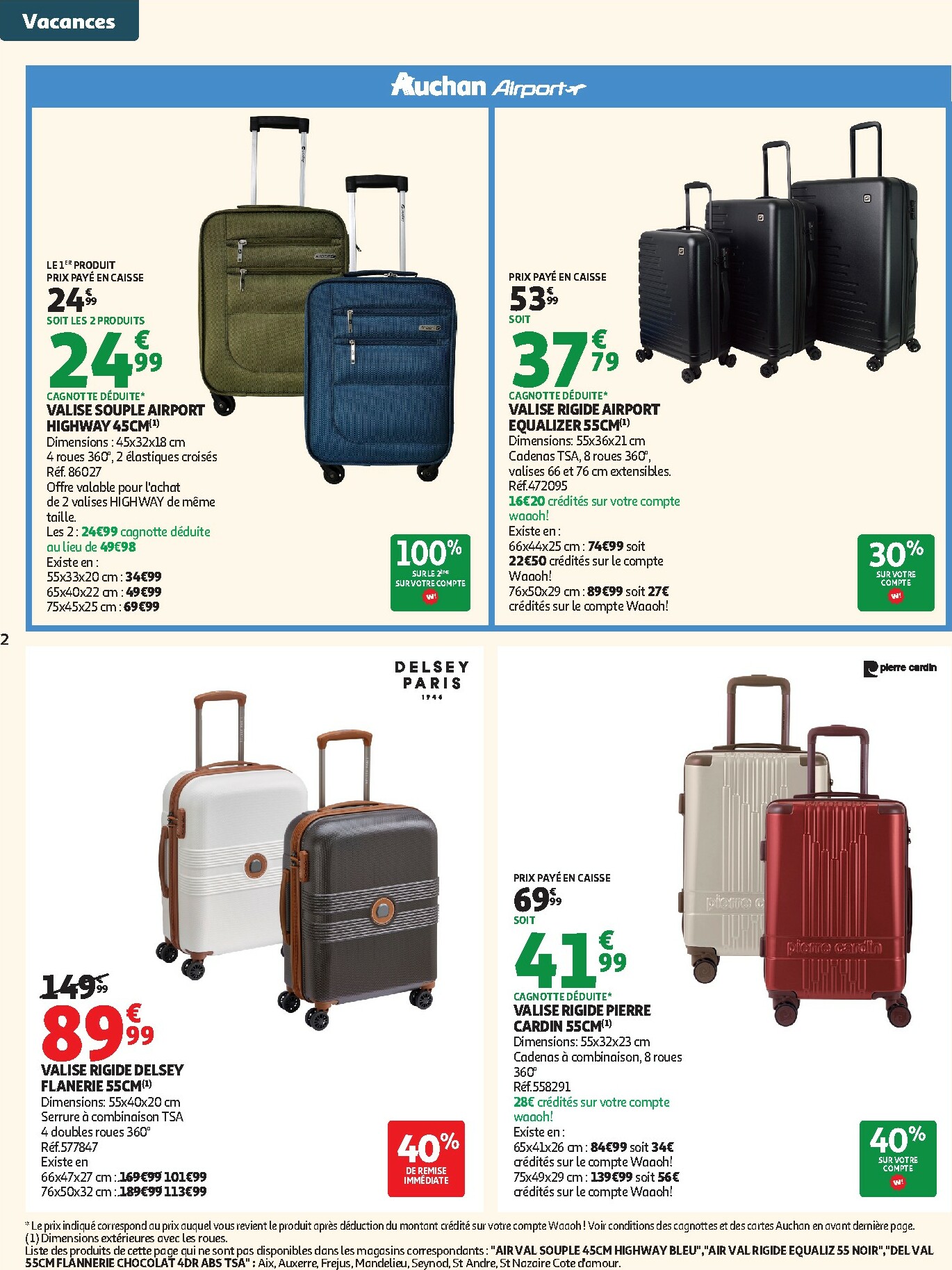 auchan - Catalogue Auchan - Valises et vacances valable du 03/02/2026 au 01/03/2026 - page: 2