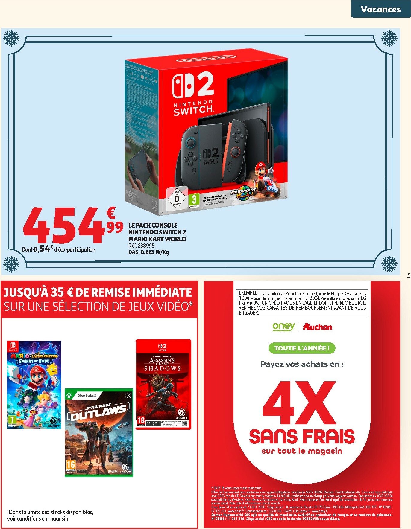 auchan - Catalogue Auchan - Valises et vacances valable du 03/02/2026 au 01/03/2026 - page: 5
