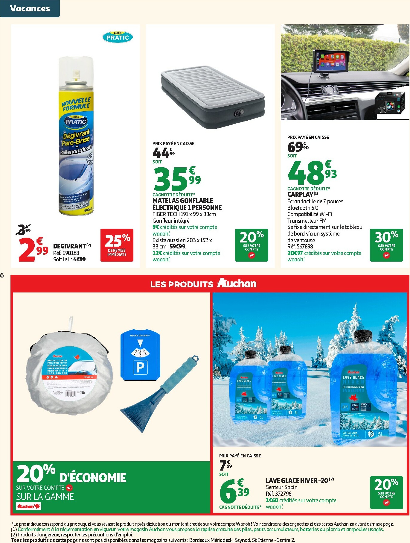 auchan - Catalogue Auchan - Valises et vacances valable du 03/02/2026 au 01/03/2026 - page: 6