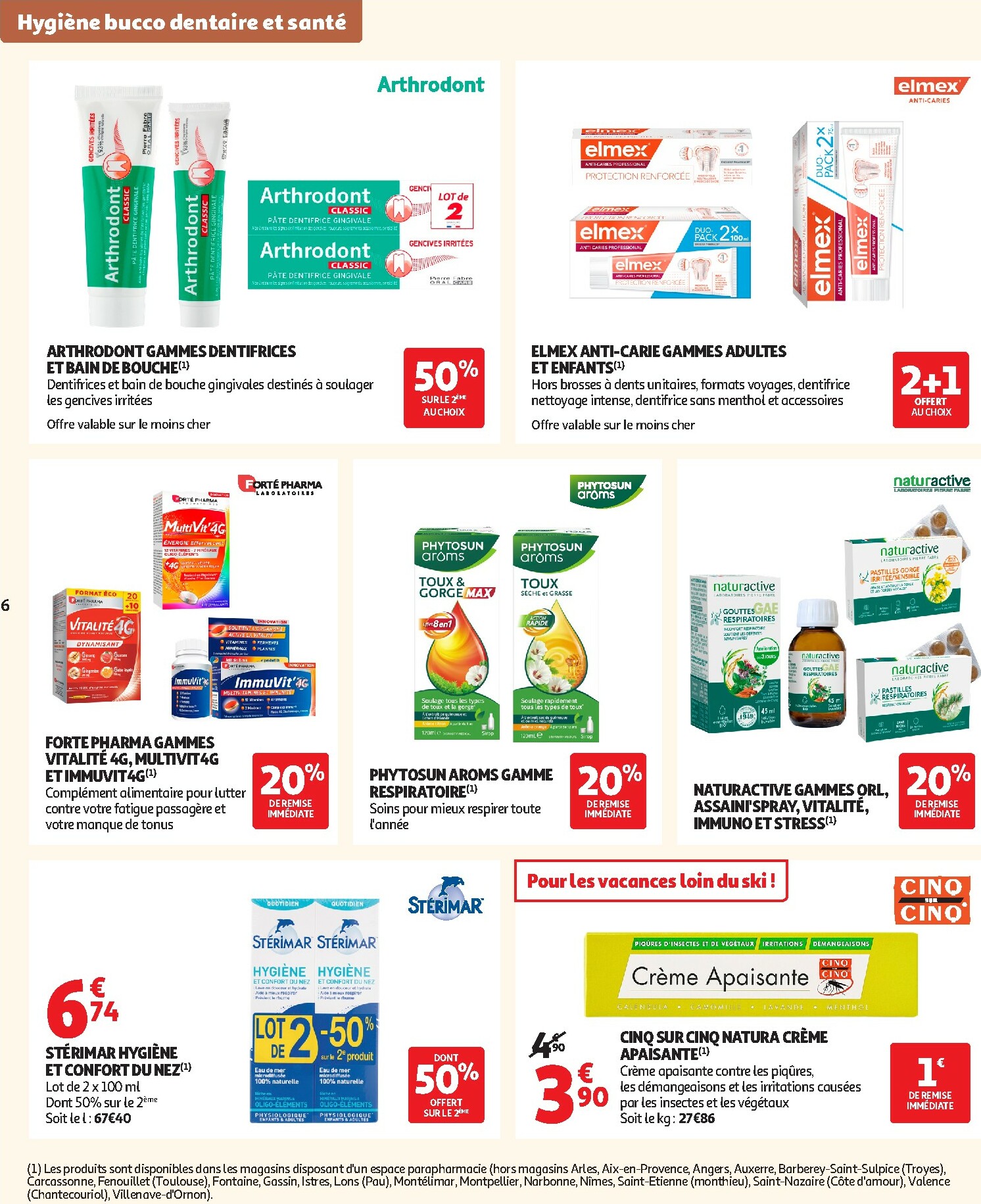 auchan - Catalogue Auchan - Le bien être à prix doux valable du 03/02/2026 au 22/02/2026 - page: 6