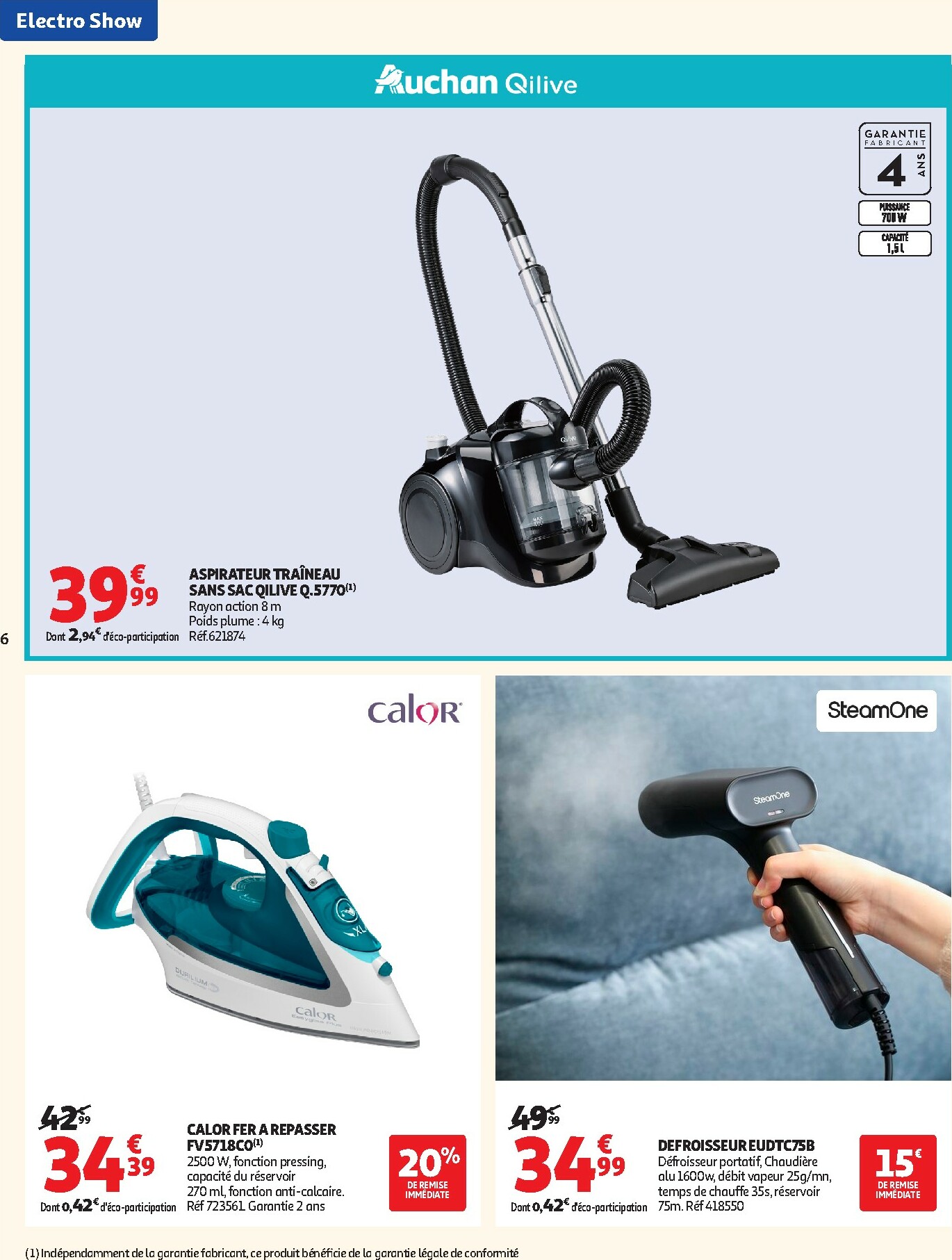 auchan - Catalogue Auchan - ElectroShow supermarchés valable du 03/02/2026 au 14/02/2026 - page: 6