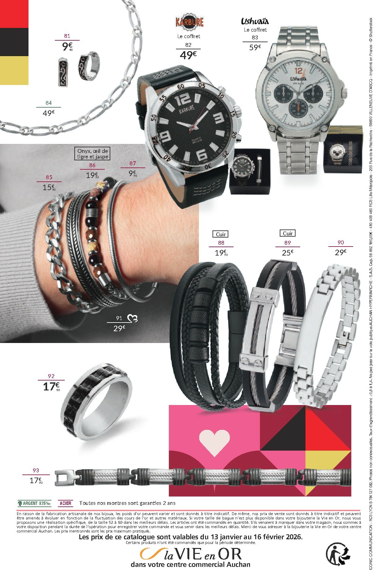 auchan - Catalogue Auchan - Bijoux Saint-Valentin valable du 13/01/2026 au 16/02/2026 - page: 8