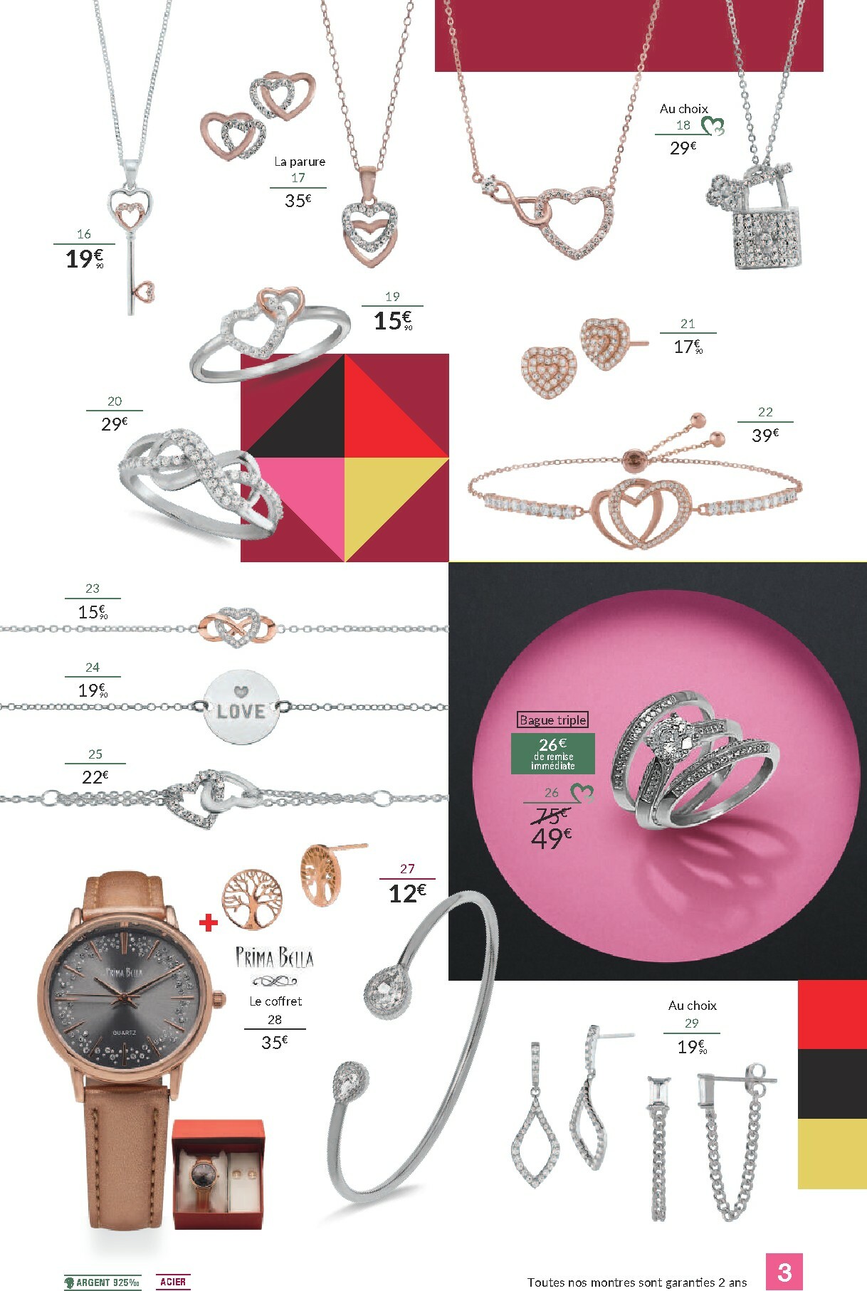 auchan - Catalogue Auchan - Bijoux Saint-Valentin valable du 13/01/2026 au 16/02/2026 - page: 3
