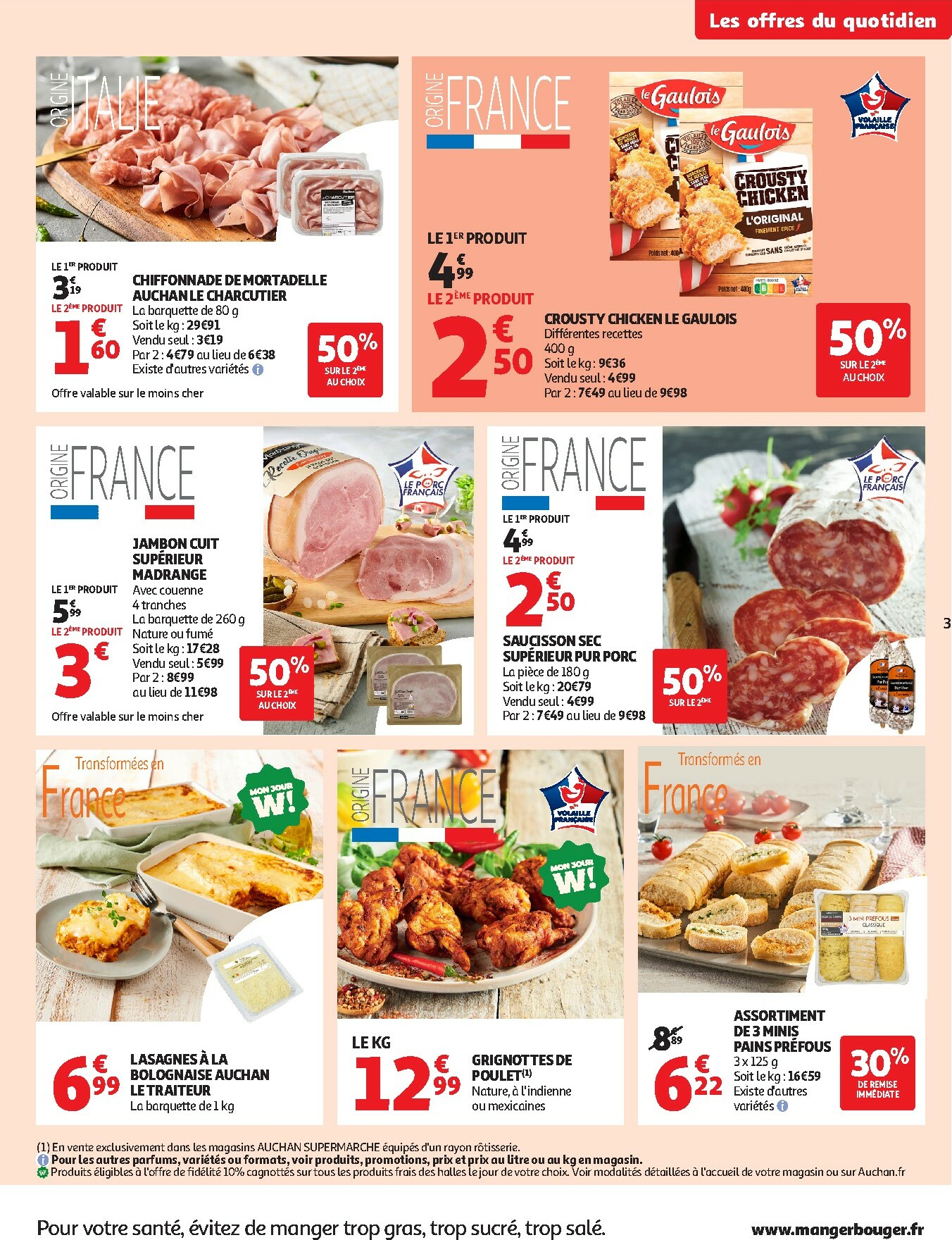 auchan - Catalogue Auchan Supermarché - Produits frais valable du 17/02/2026 au 21/02/2026 - page: 3