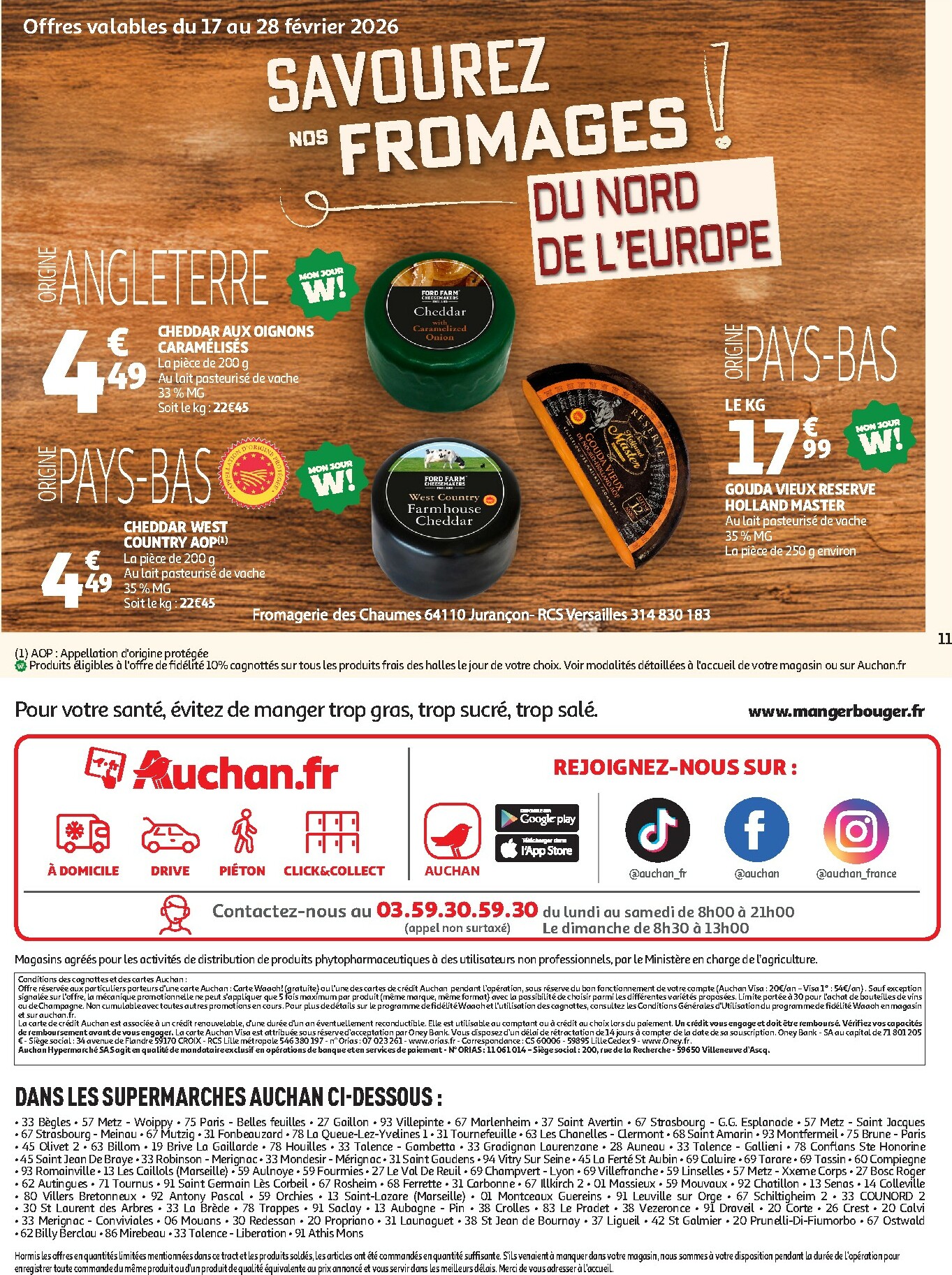 auchan - Catalogue Auchan Supermarché - Produits frais valable du 17/02/2026 au 21/02/2026 - page: 11