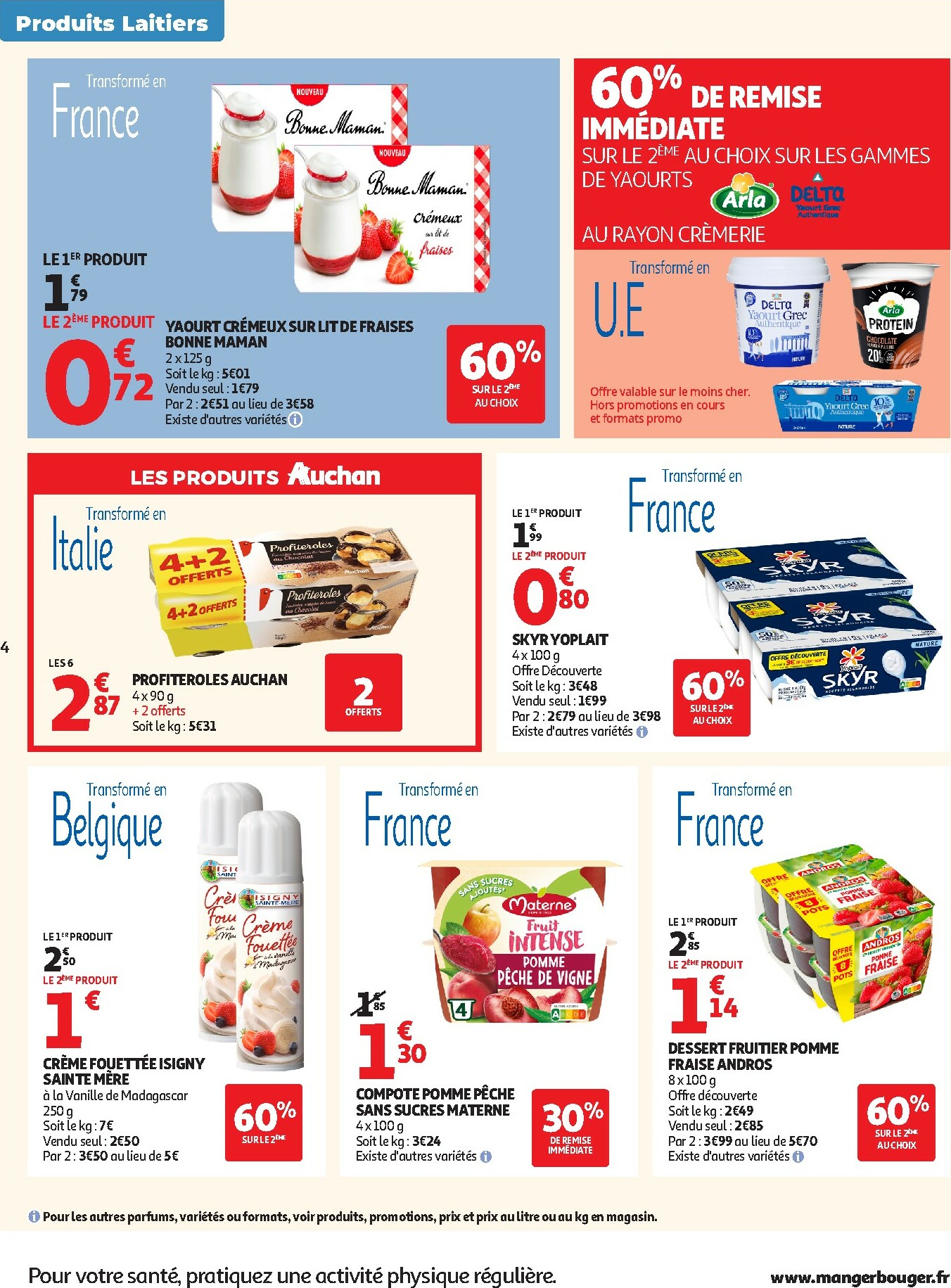 auchan - Catalogue Auchan - Produits laitiers valable du 17/02/2026 au 01/03/2026 - page: 4