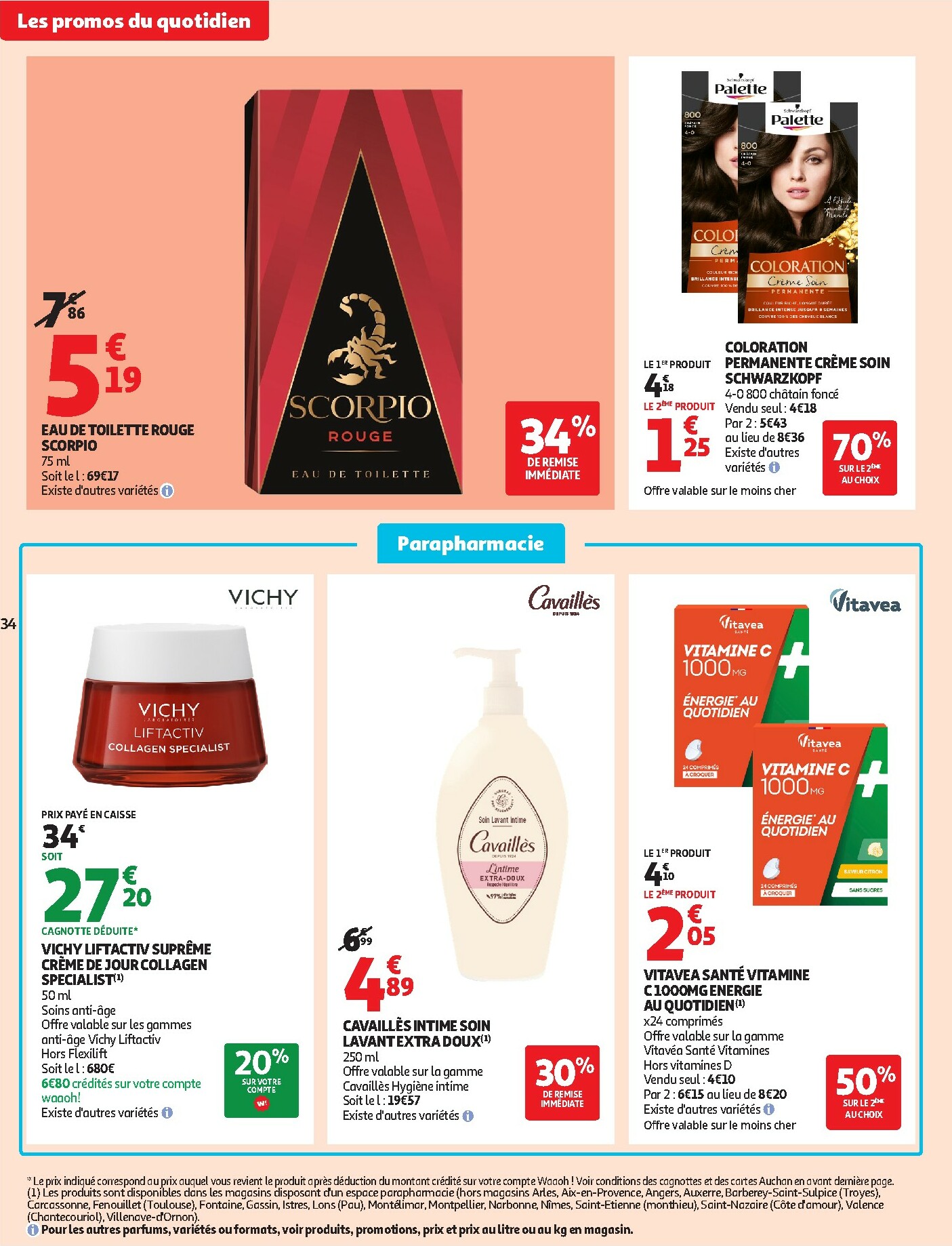 auchan - Catalogue Auchan - Produits laitiers valable du 17/02/2026 au 01/03/2026 - page: 34