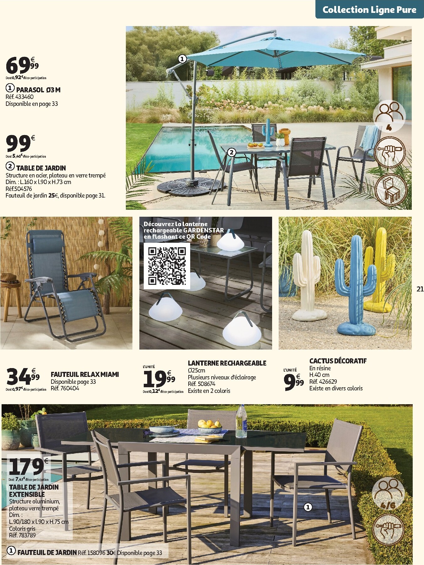 auchan - Catalogue Auchan - Jardinage, meubles jardin valable du 03/03/2026 au 14/06/2026 - page: 21