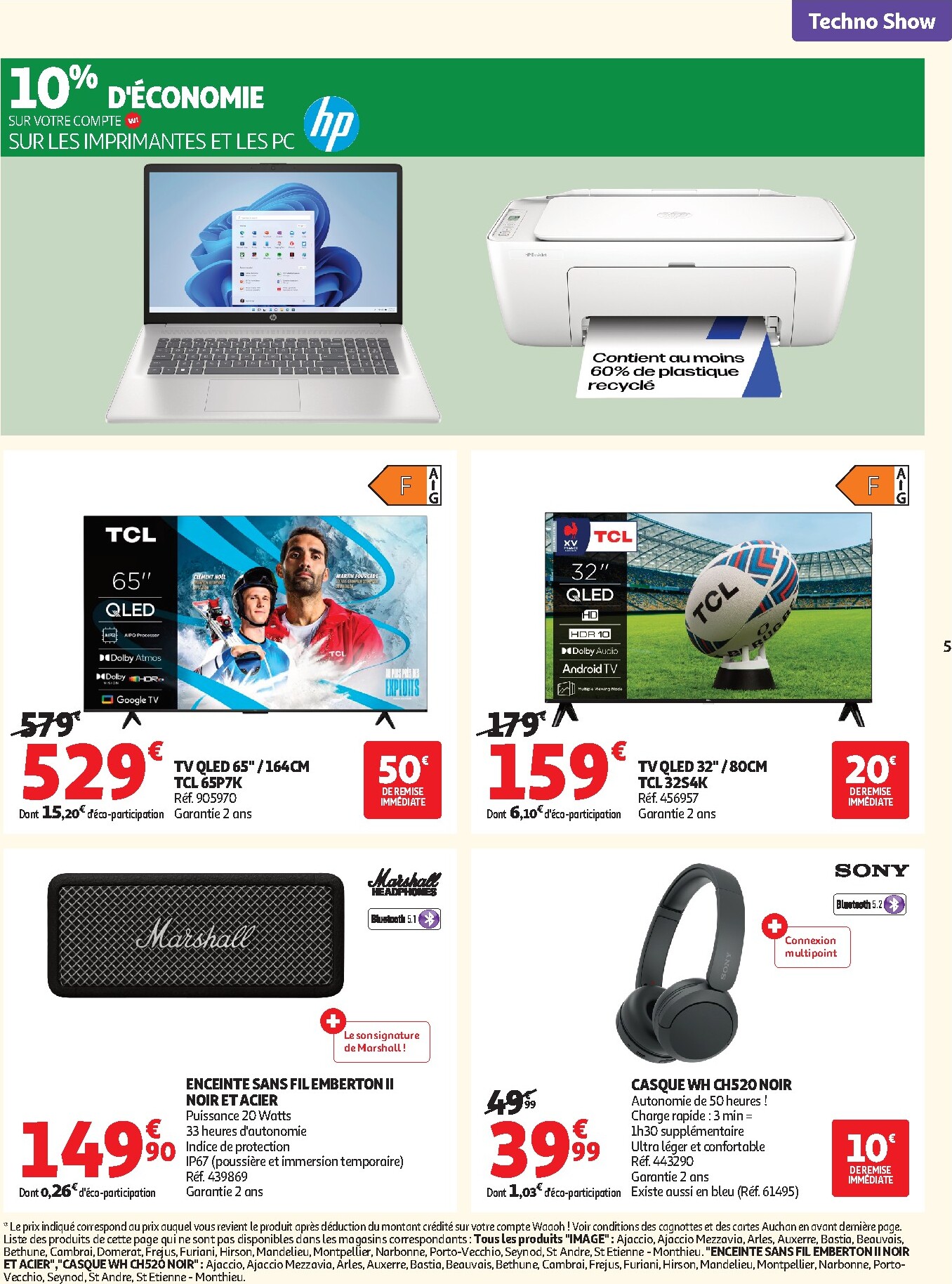 auchan - Catalogue Auchan - High tech électroménager valable du 03/03/2026 au 15/03/2026 - page: 5