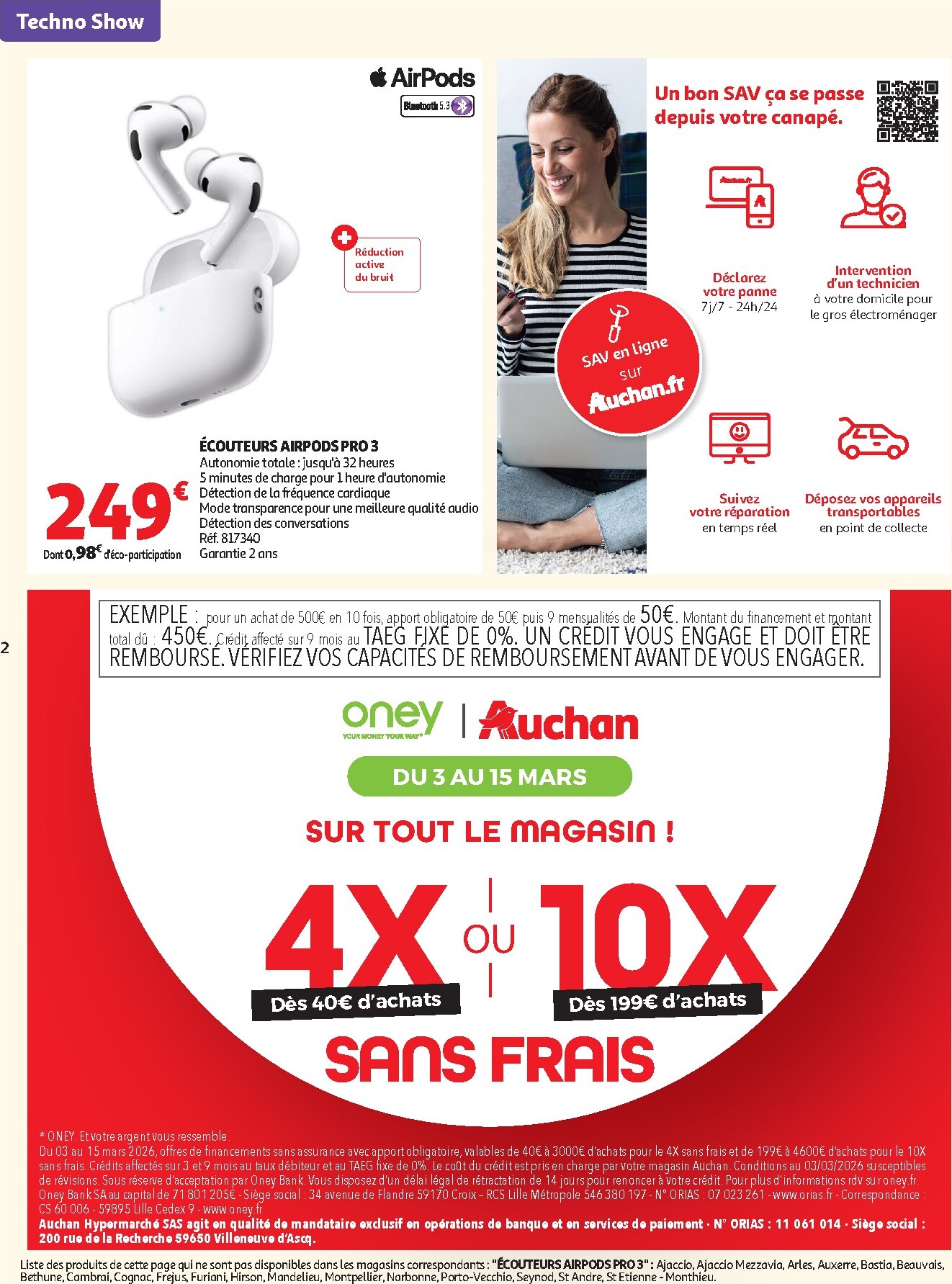 auchan - Catalogue Auchan - High tech électroménager valable du 03/03/2026 au 15/03/2026 - page: 2