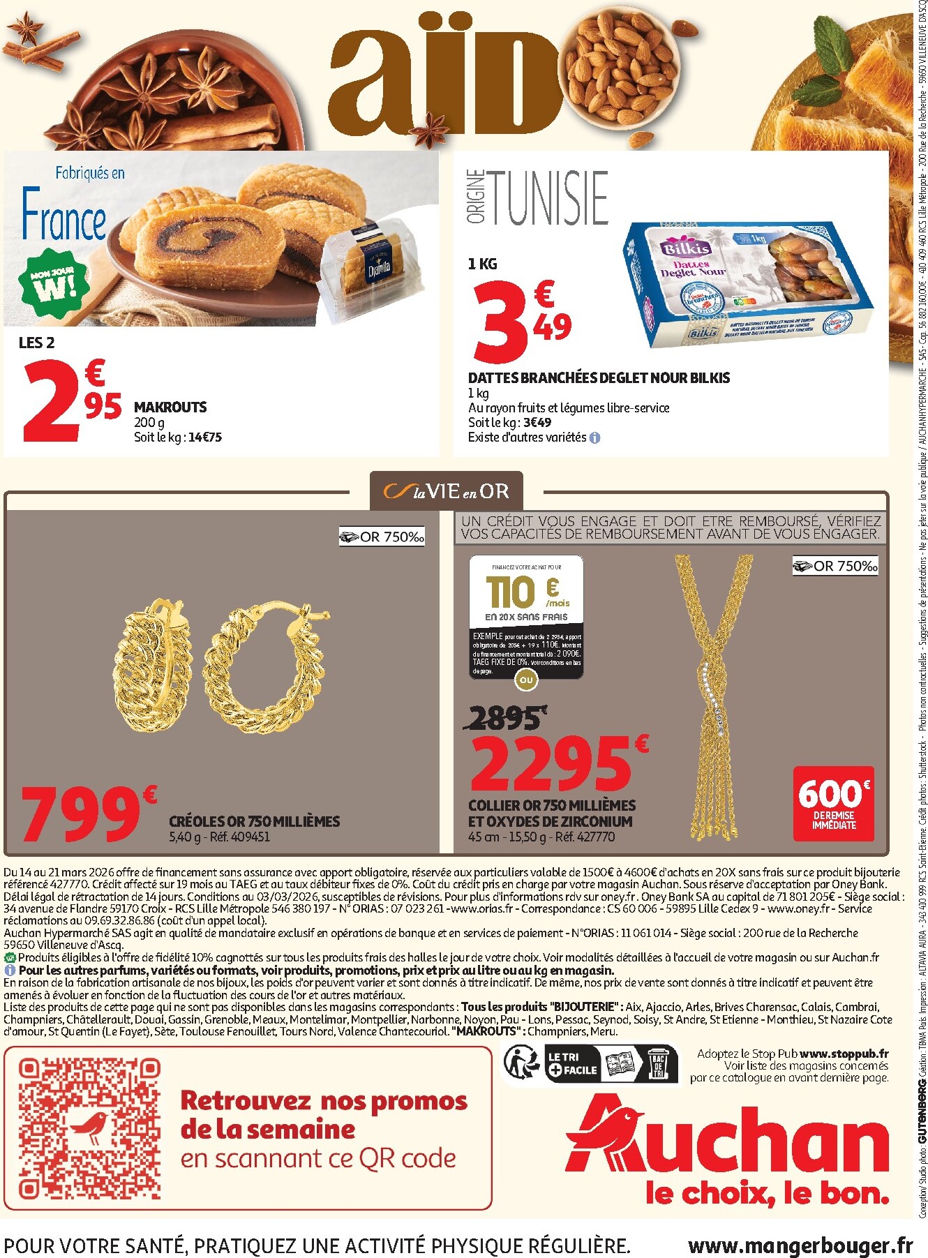 auchan - Catalogue Auchan - Aïd hypers valable du 03/03/2026 au 22/03/2026 - page: 12