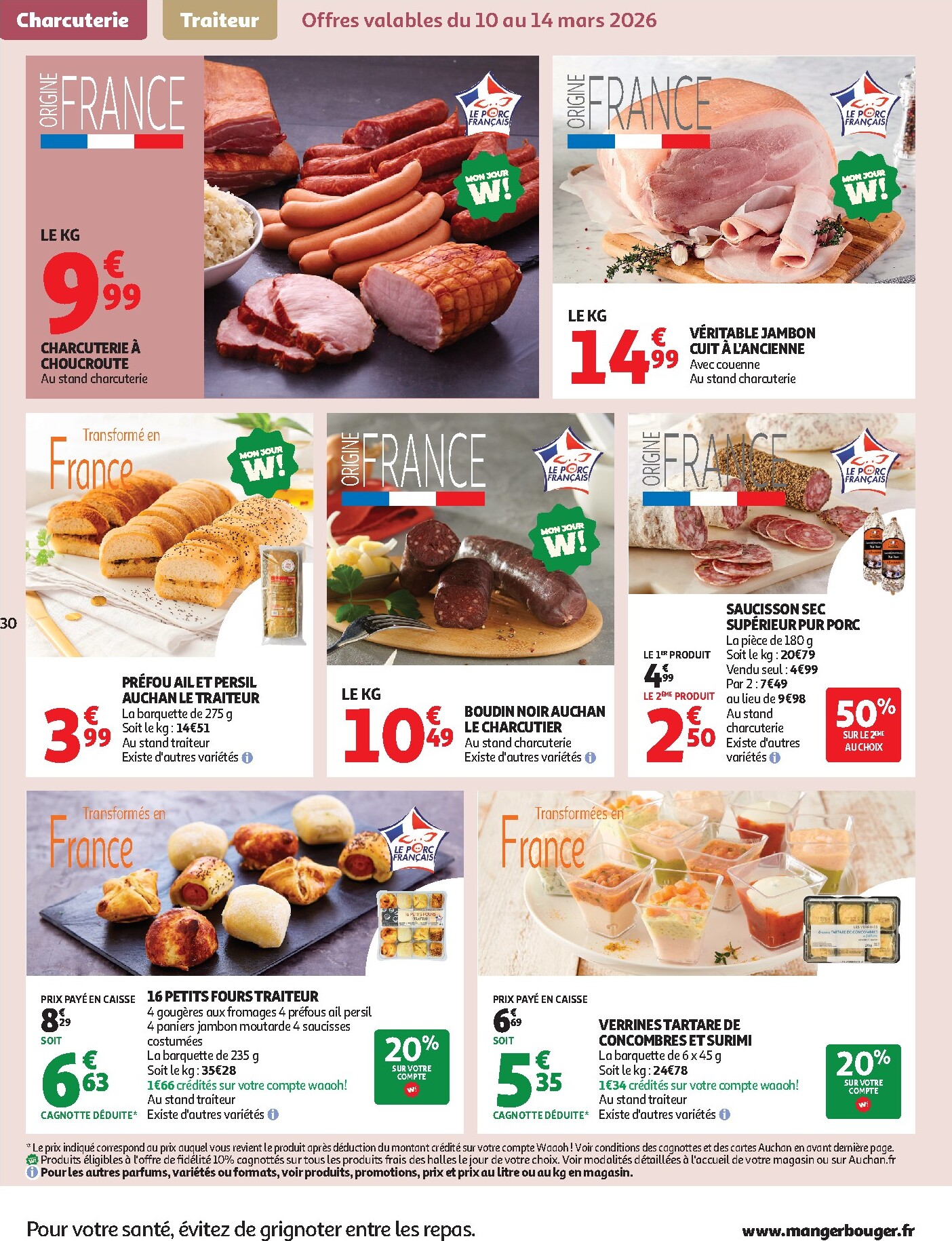 auchan - Catalogue Auchan valable du 10/03/2026 au 22/03/2026 - page: 30