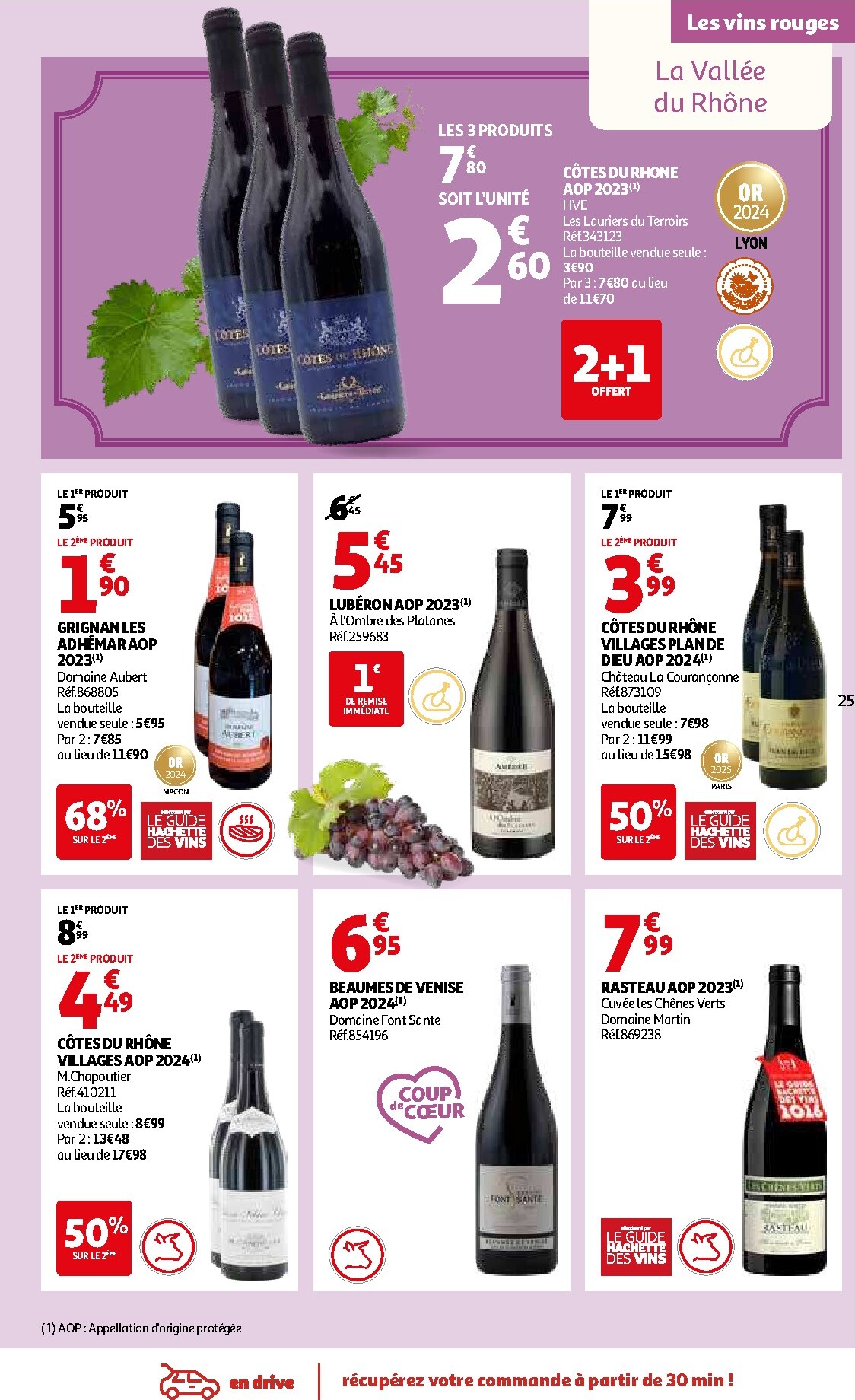 auchan - Catalogue Auchan - Foire aux vins de Printemps valable du 09/03/2026 au 07/04/2026 - page: 25